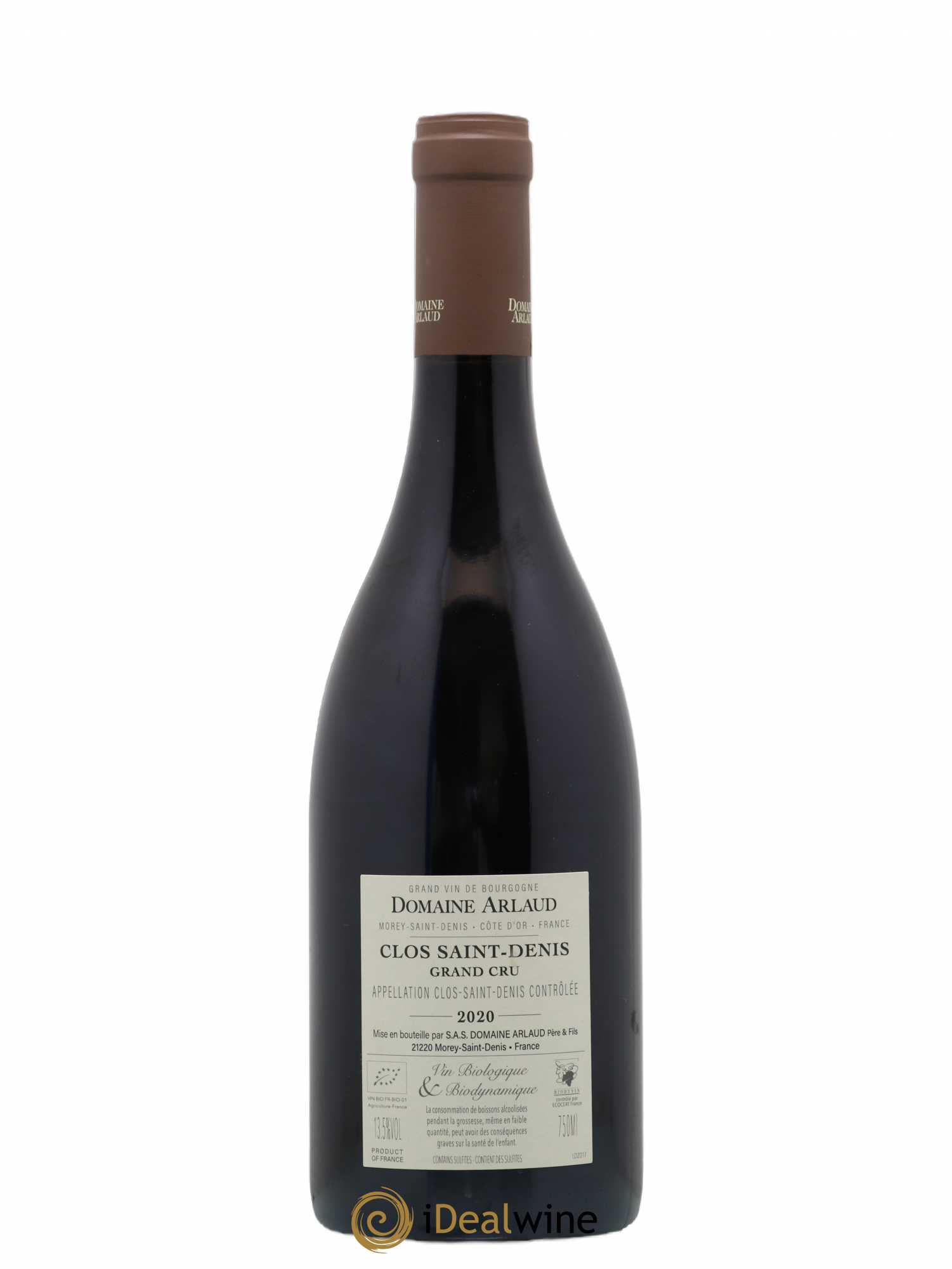 Clos Saint-Denis Grand Cru Arlaud 2020 - Lot de 1 bouteille - 1