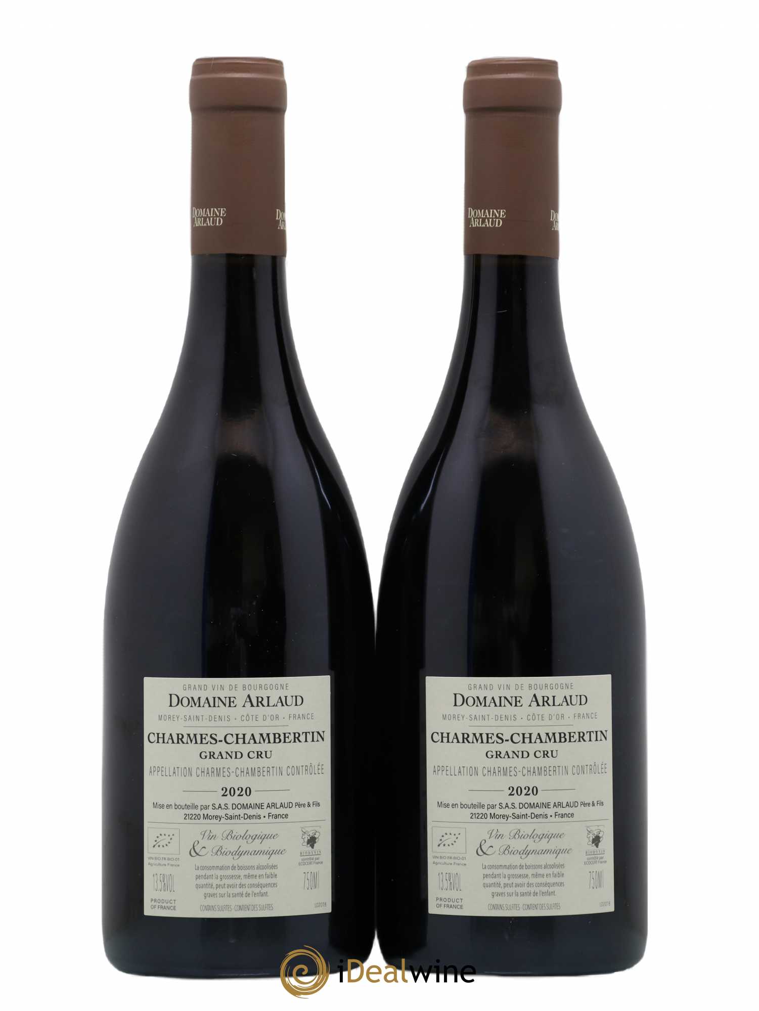 Charmes-Chambertin Grand Cru Arlaud 2020 - Lot de 2 bouteilles - 1
