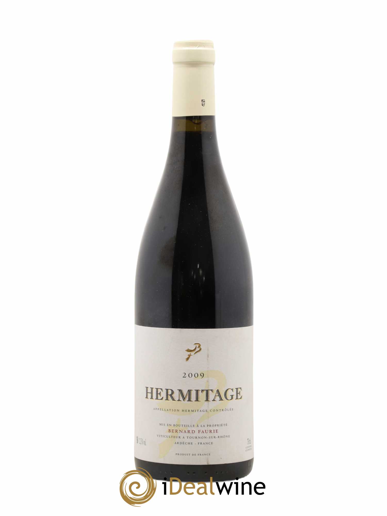 Hermitage Greffieux Bessards (capsule blanche) Bernard Faurie 2009 - Lot de 1 bouteille - 0