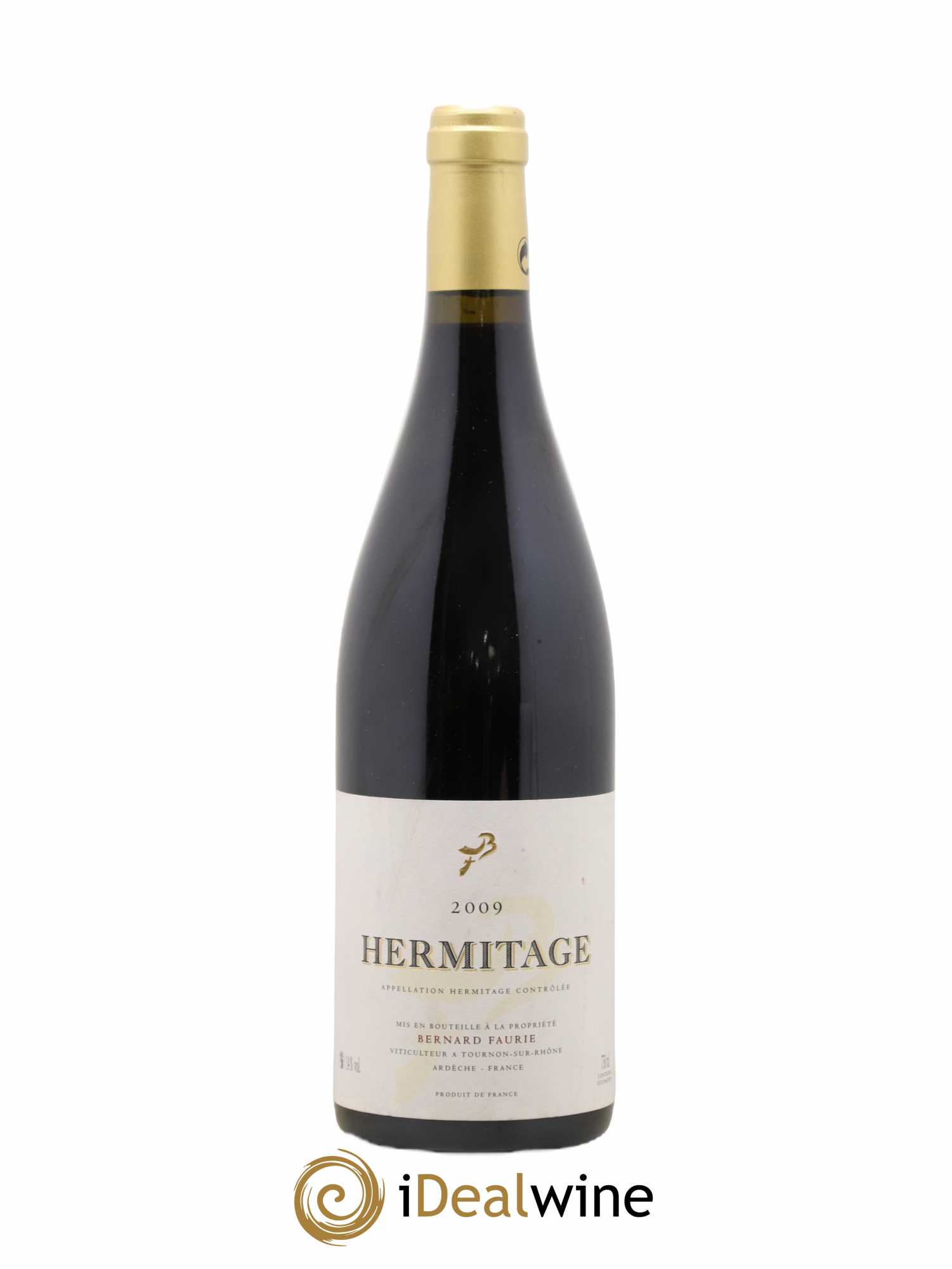 Hermitage Bessards Méal (capsule dorée) Bernard Faurie 2009 - Lot de 1 bouteille - 0