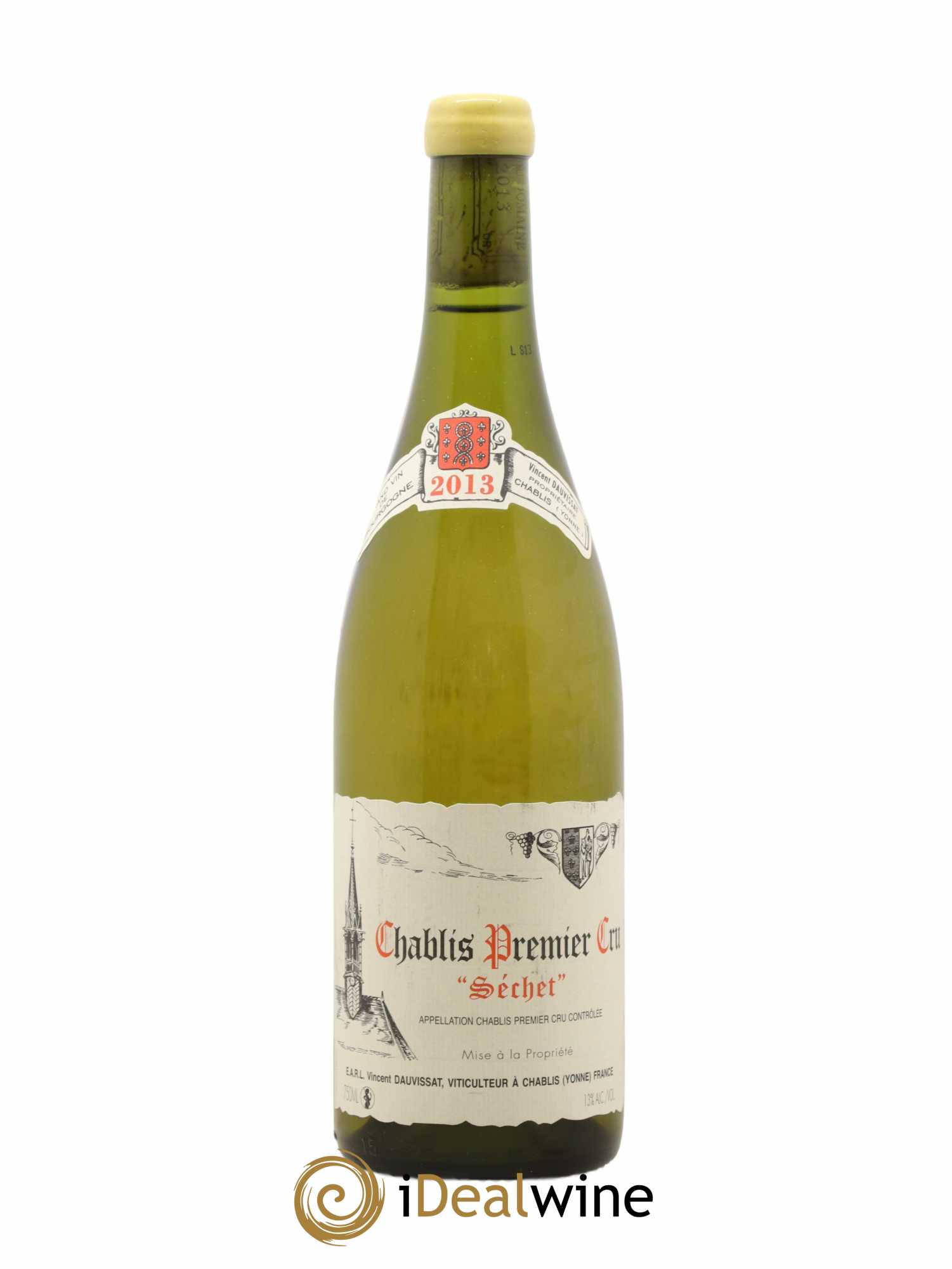 Chablis 1er Cru Séchet Vincent Dauvissat (Domaine) 2013 - Lot de 1 bouteille - 0