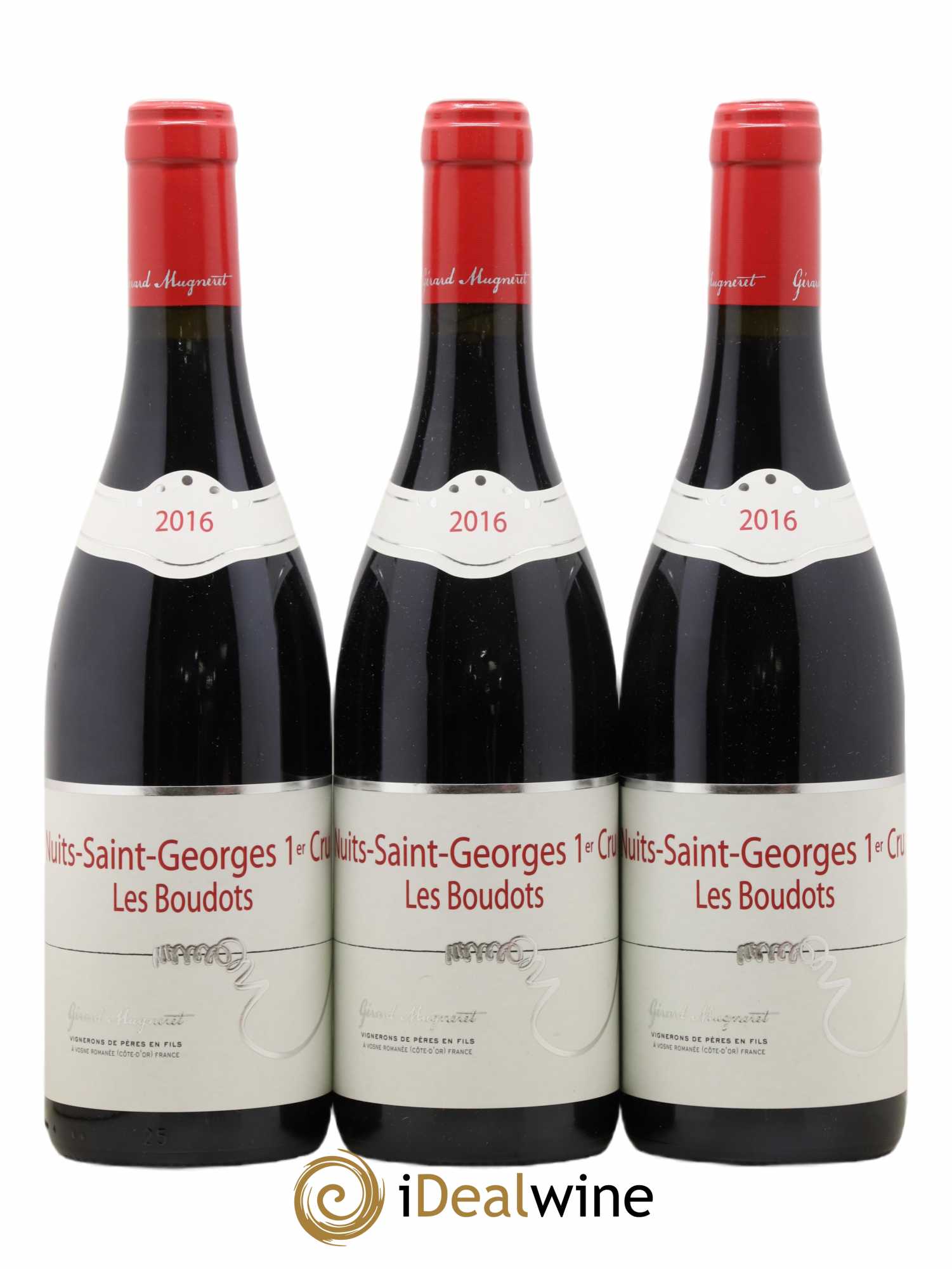Nuits-Saint-Georges 1er Cru Les Boudots Gérard Mugneret 2016 - Lot de 3 bouteilles - 0