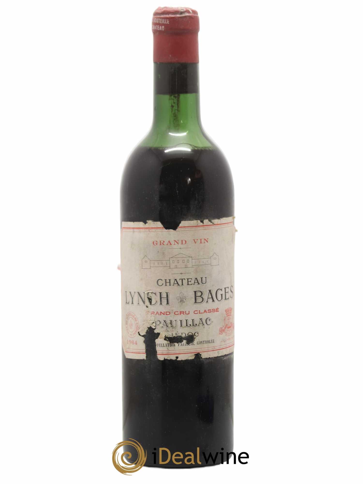 Château Lynch Bages 5ème Grand Cru Classé 1964 - Lot de 1 bouteille - 0