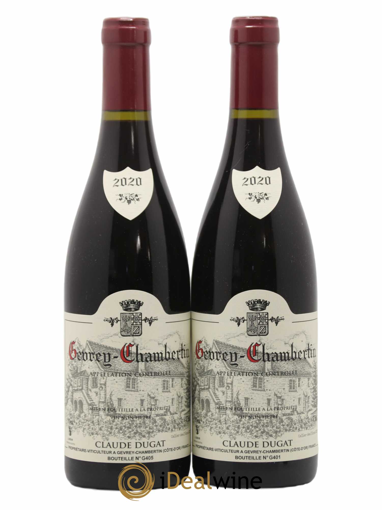 Gevrey-Chambertin Claude Dugat 2020 - Lot de 2 bouteilles - 0