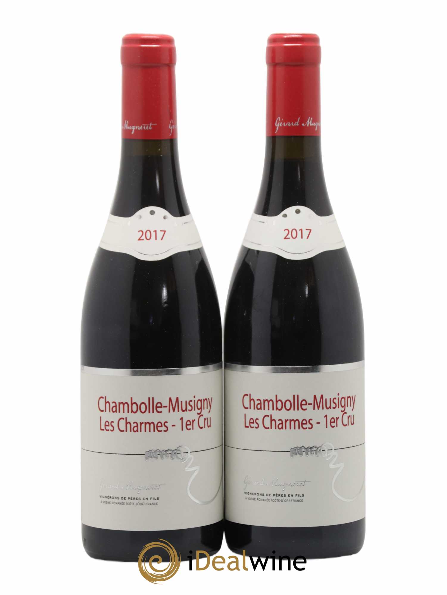 Chambolle-Musigny 1er Cru Les Charmes Gérard Mugneret 2017 - Lot de 2 bouteilles - 0