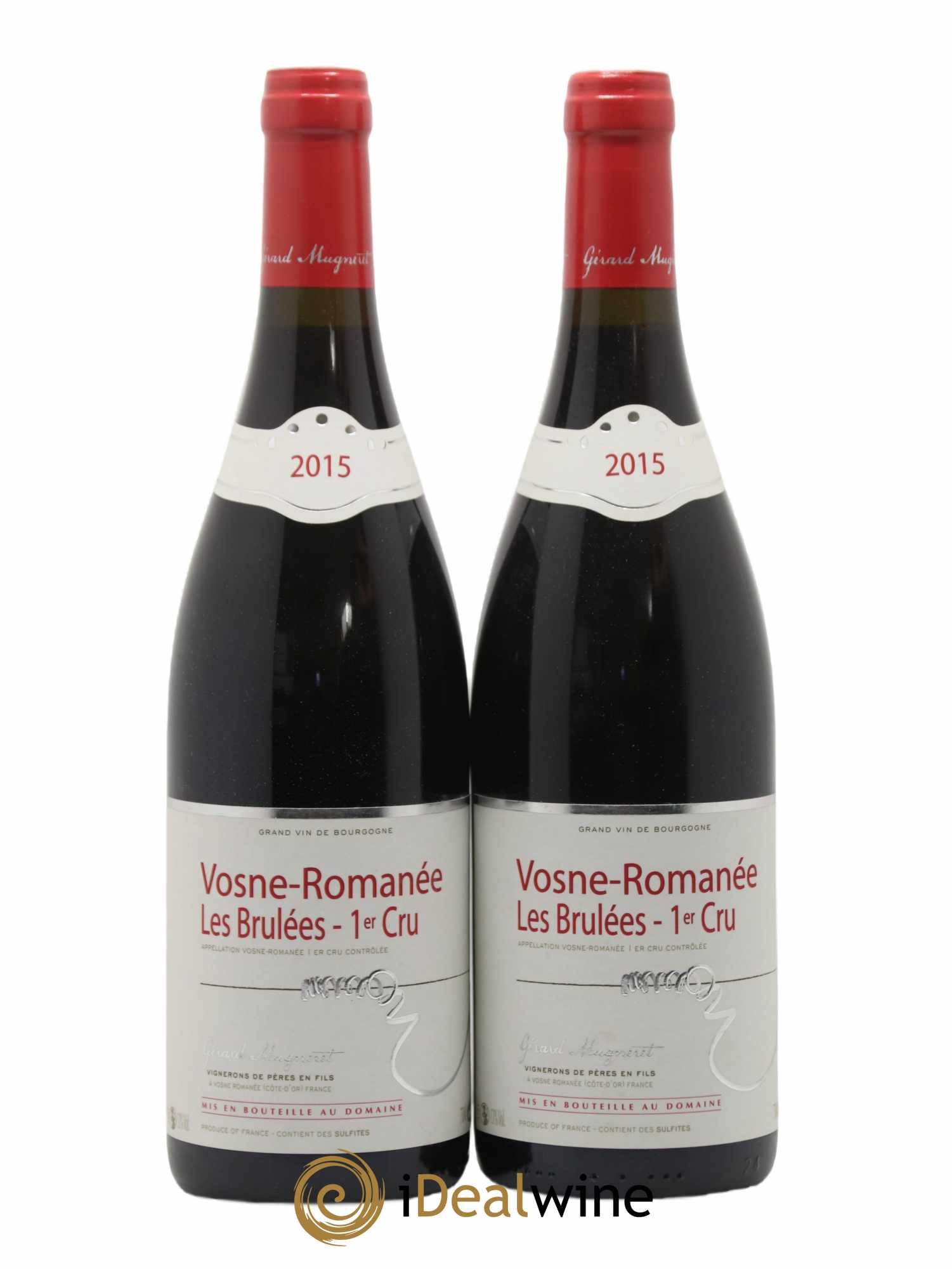 Vosne-Romanée 1er Cru Les Brulées Gérard Mugneret 2015 - Lot de 2 bouteilles - 0