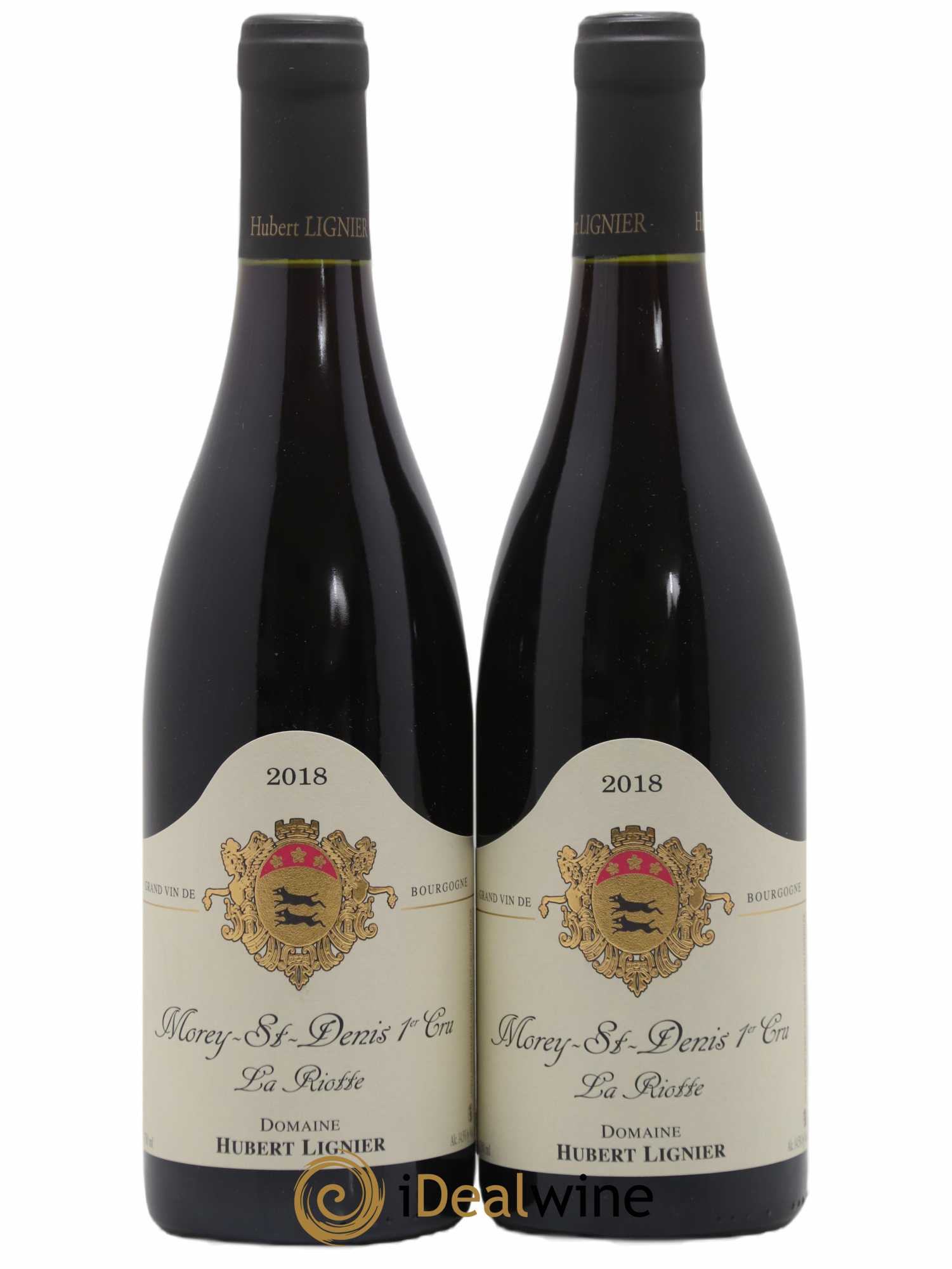 Morey-Saint-Denis 1er Cru La Riotte Hubert Lignier (Domaine) 2018 - Lot de 2 bouteilles - 0