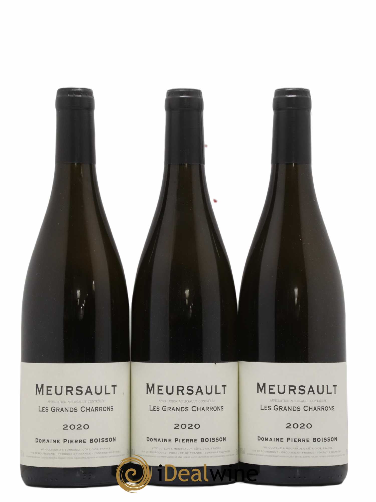 Meursault Les Grands Charrons Pierre Boisson (Domaine) 2020 - Lot de 3 bouteilles - 0