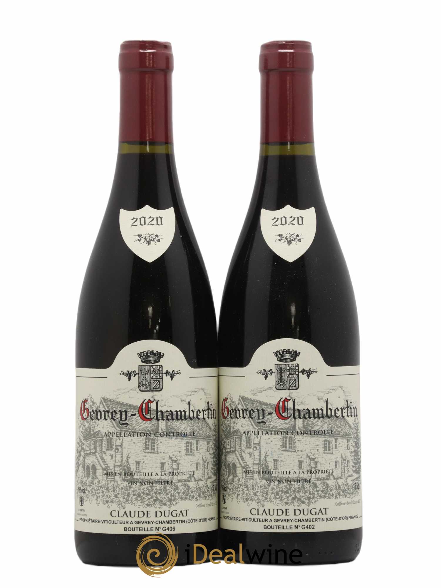 Gevrey-Chambertin Claude Dugat 2020 - Lot de 2 bouteilles - 0