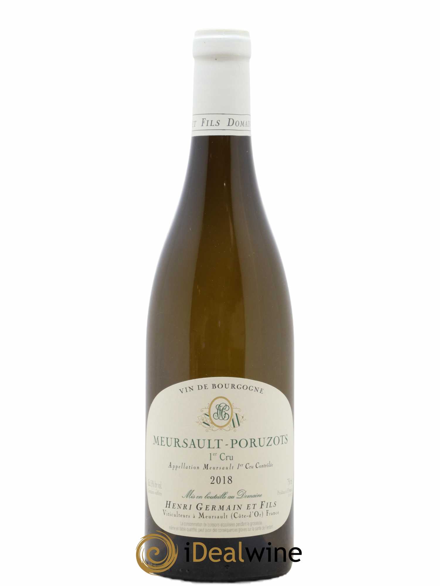Meursault 1er Cru Poruzots Henri Germain 2018 - Lot de 1 bouteille - 0