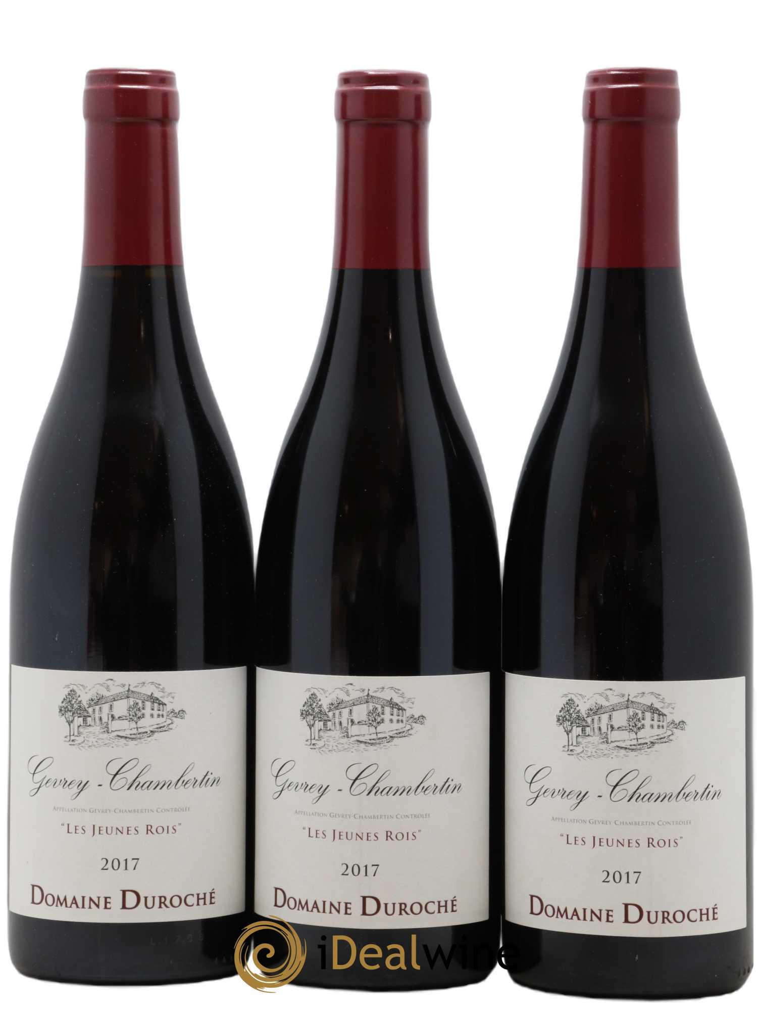 Gevrey-Chambertin Les Jeunes Rois Duroché (Domaine) 2017 - Lot de 3 bouteilles - 0