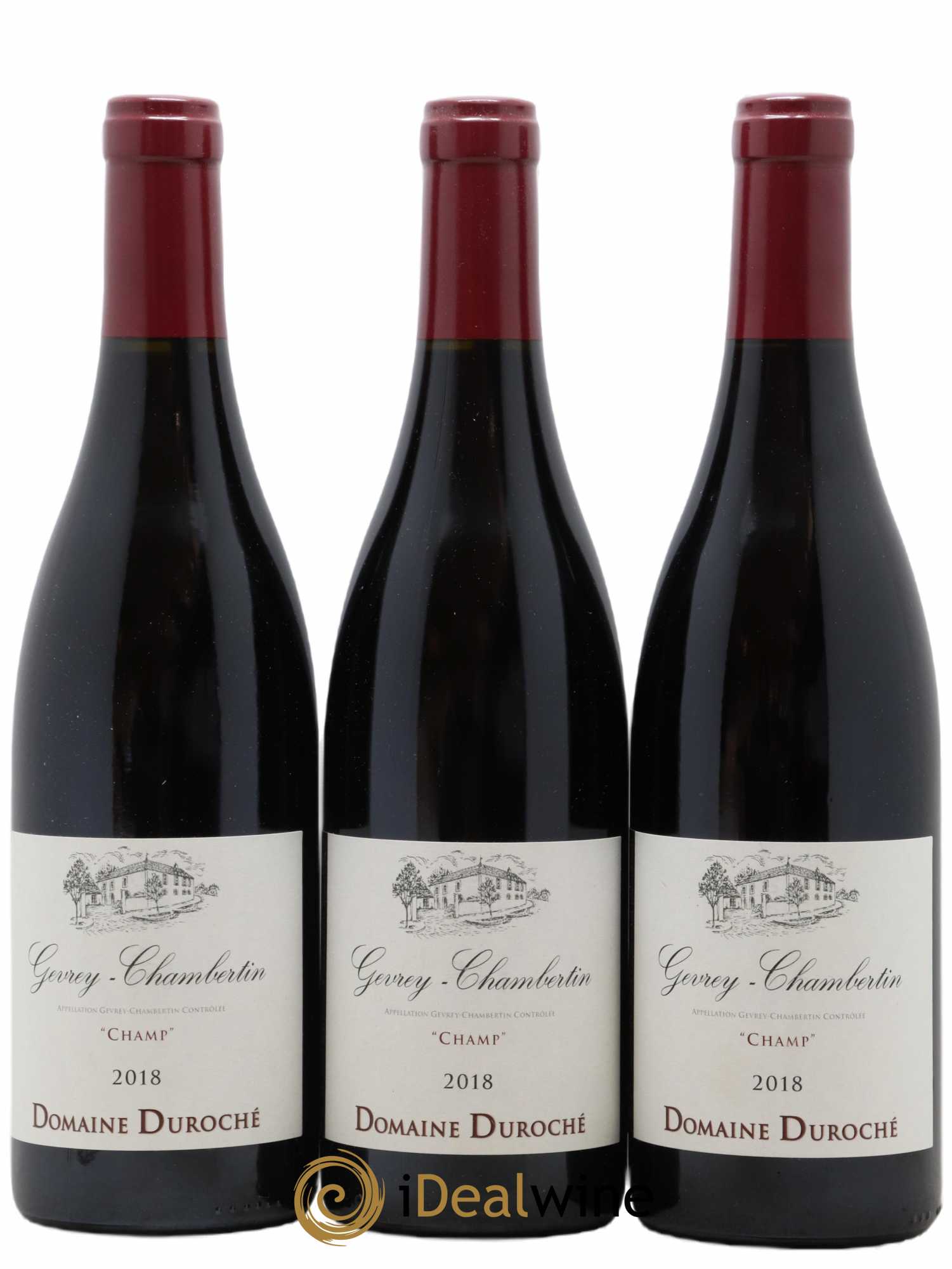Gevrey-Chambertin Champ Duroché (Domaine) Champ 2018 - Lot de 3 bouteilles - 0