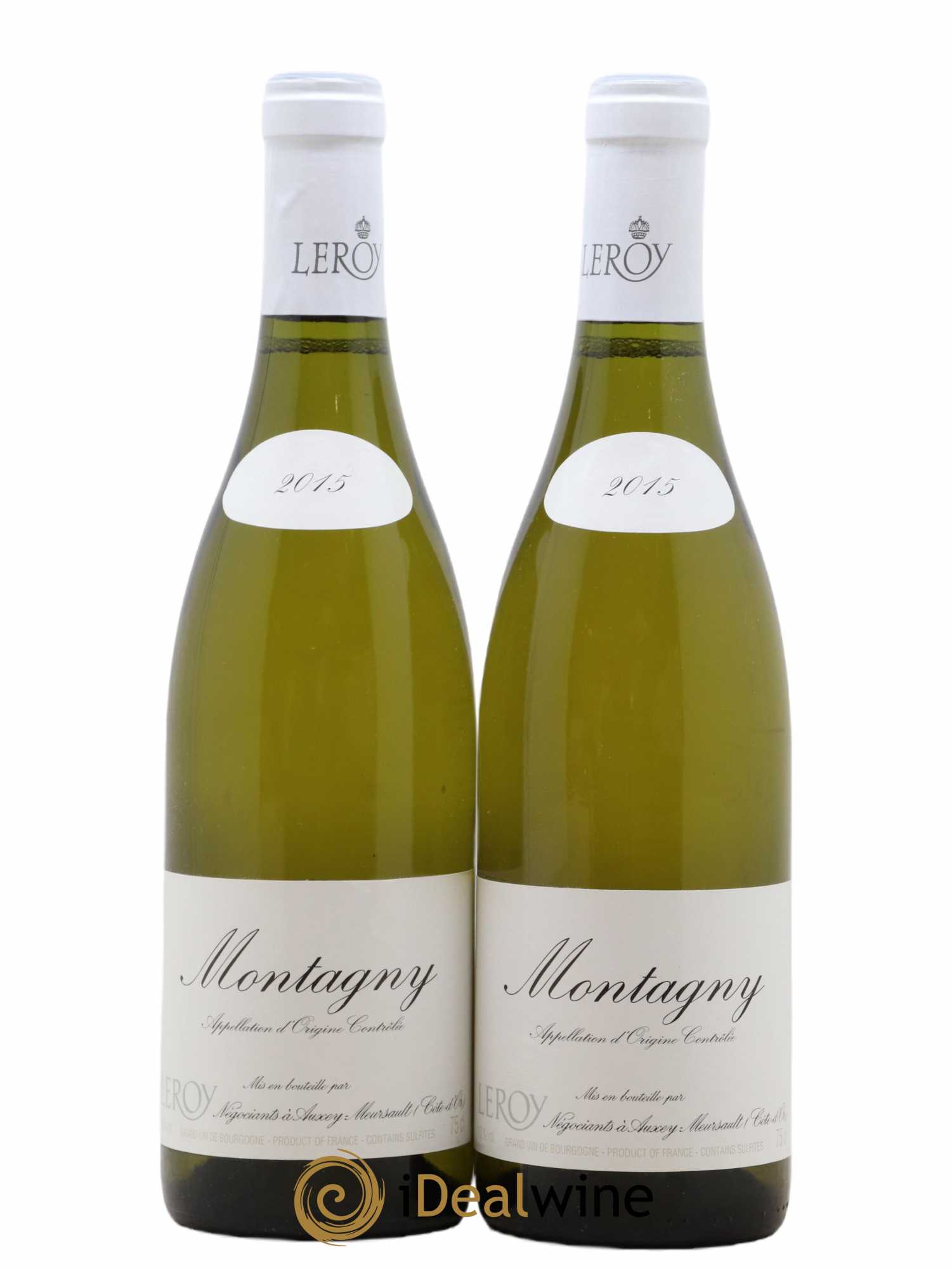 Montagny Leroy SA 2015 - Lot de 2 bouteilles - 0