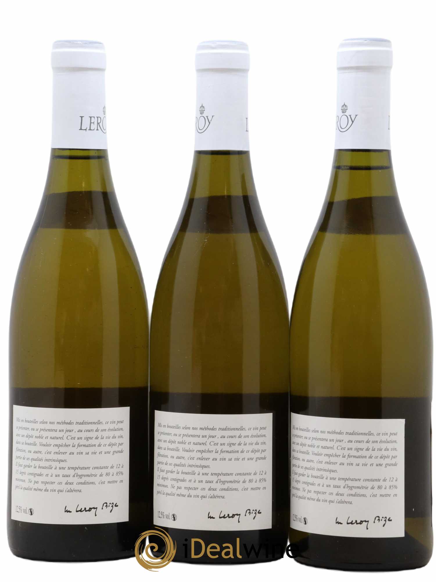 Bourgogne Leroy SA 2016 - Lot de 3 bouteilles - 1