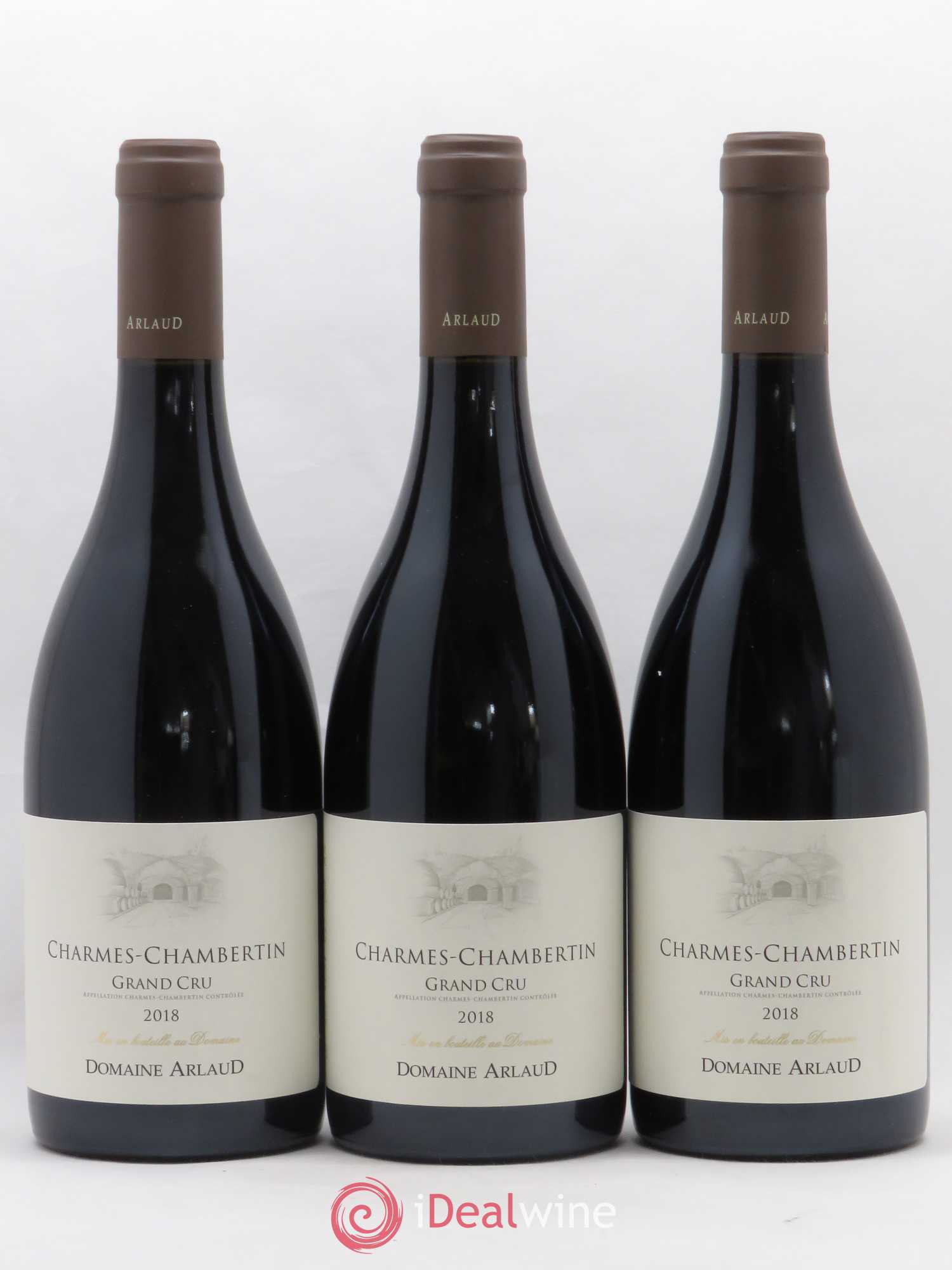 Charmes-Chambertin Grand Cru Arlaud 2018 - Lot de 3 bouteilles - 0