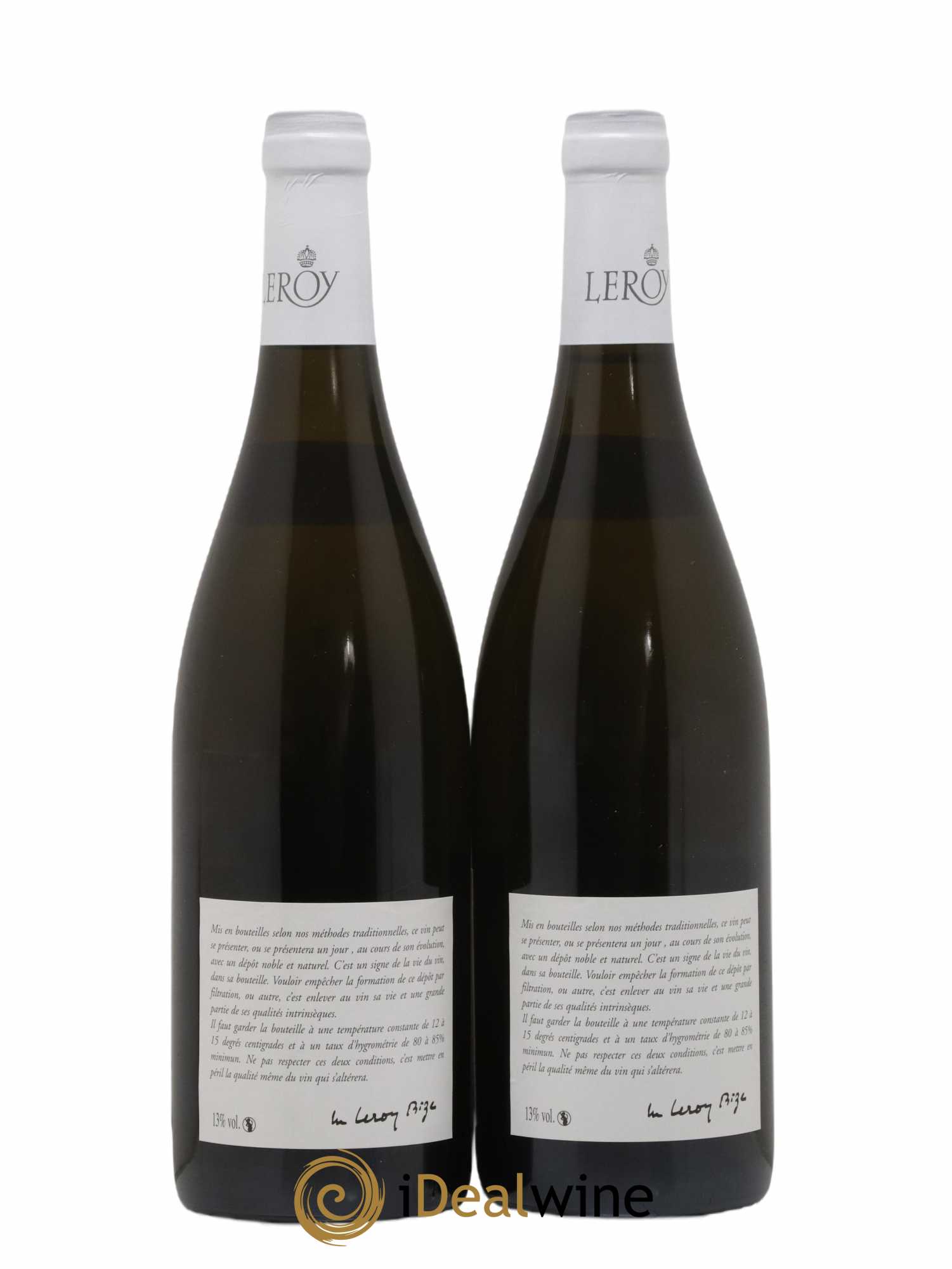 Meursault 1er Cru Les Genevrières Leroy SA Les Genevrières 2018 - Lot de 2 bouteilles - 1