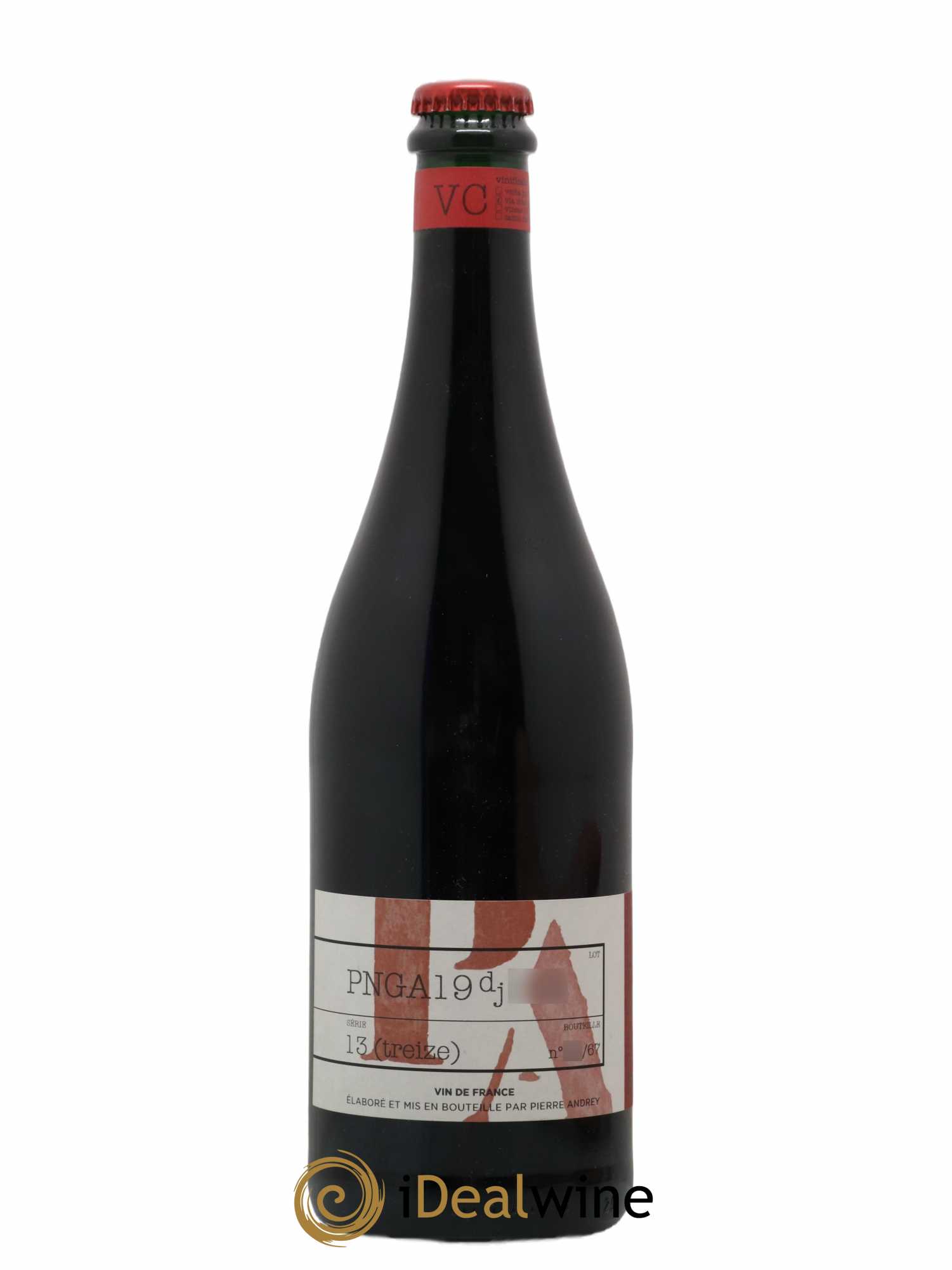 Vin de France Pinot Noir Gamay Via Concordiae Domaine Pierre Andrey 2019 - Lot de 1 bouteille - 0