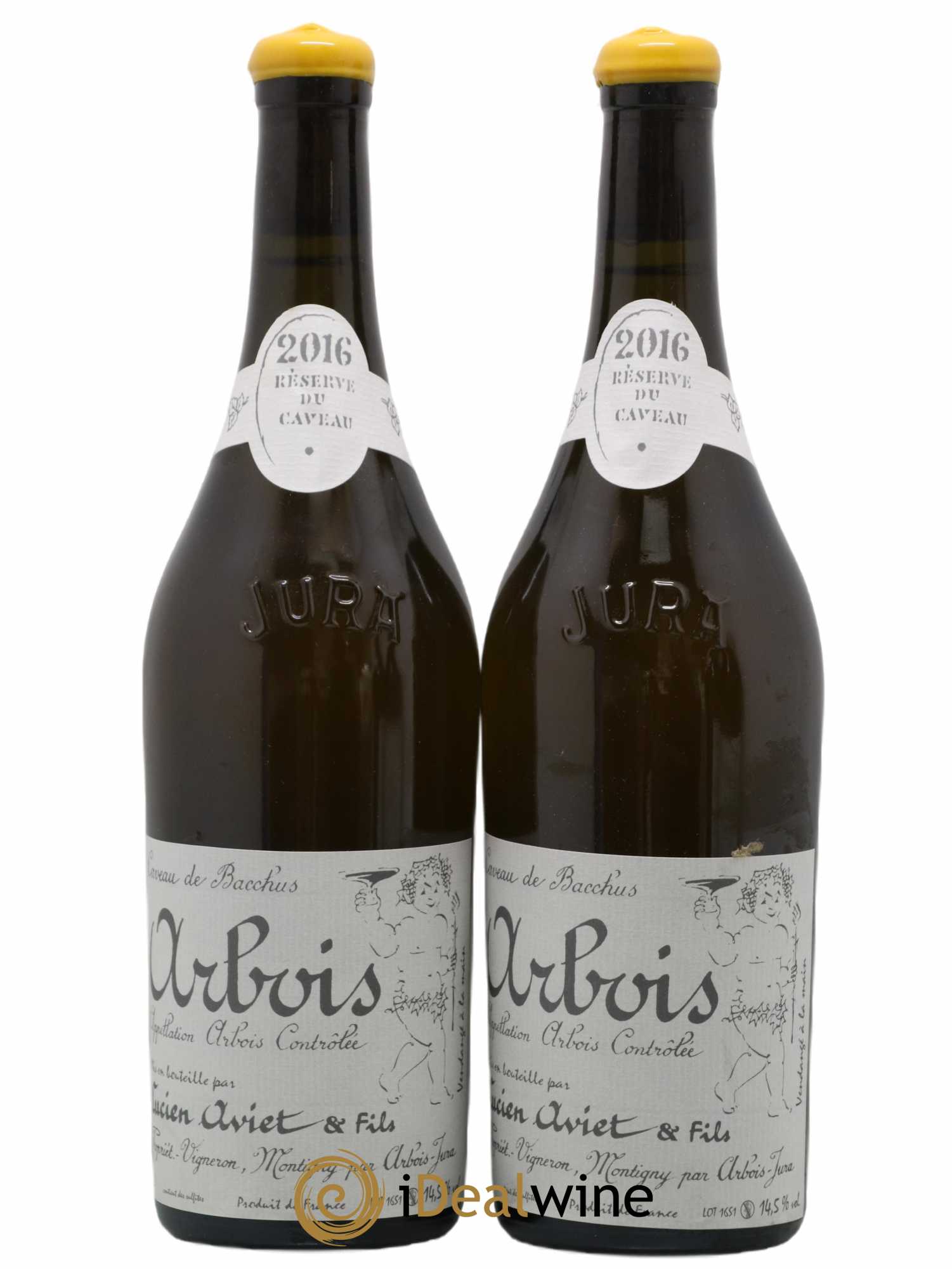 Arbois Savagnin de voile Réserve du Caveau Domaine Lucien Aviet 2016 - Lot de 2 bouteilles - 0