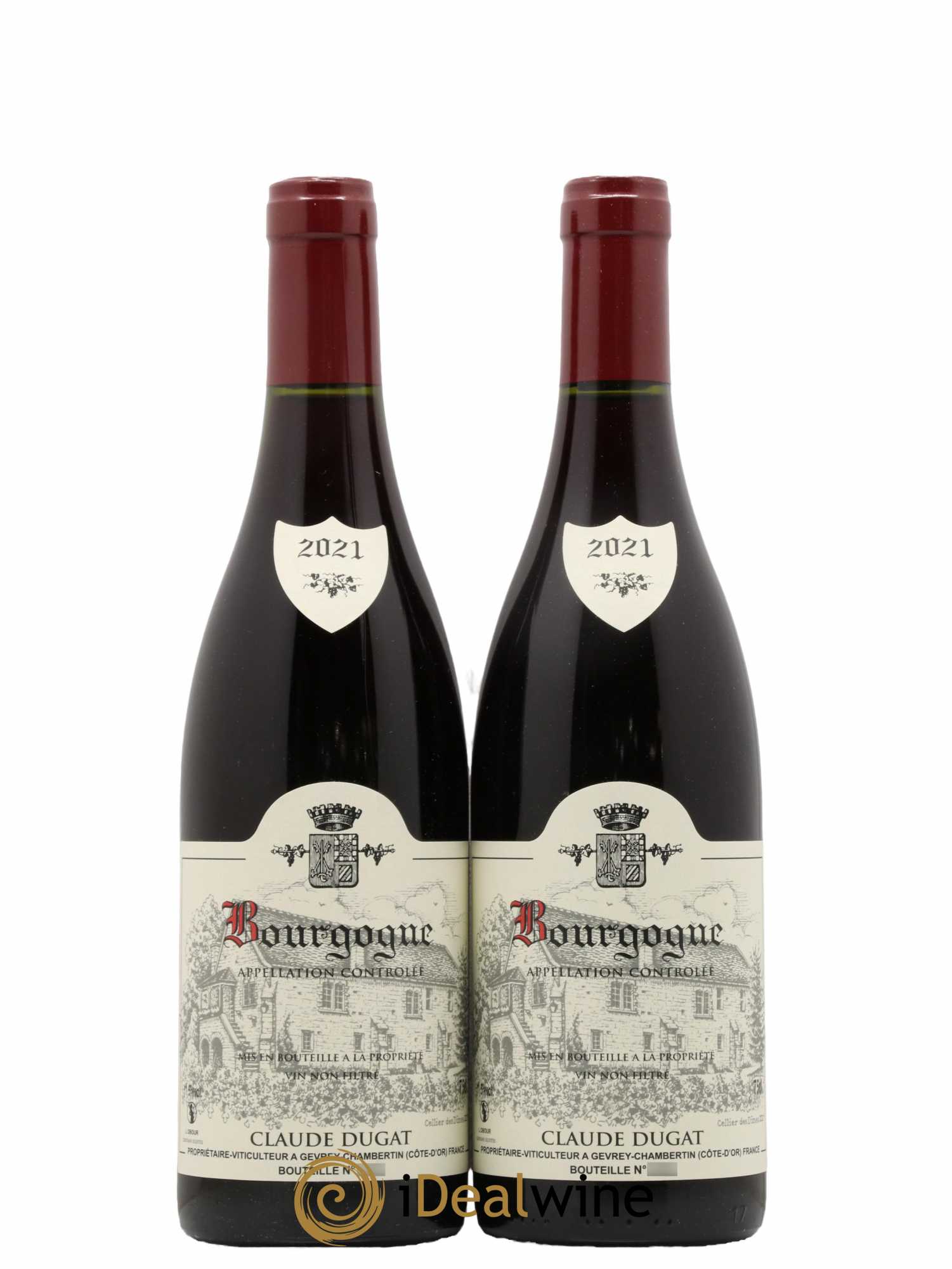 Bourgogne Claude Dugat 2021 - Lot de 2 bouteilles - 0