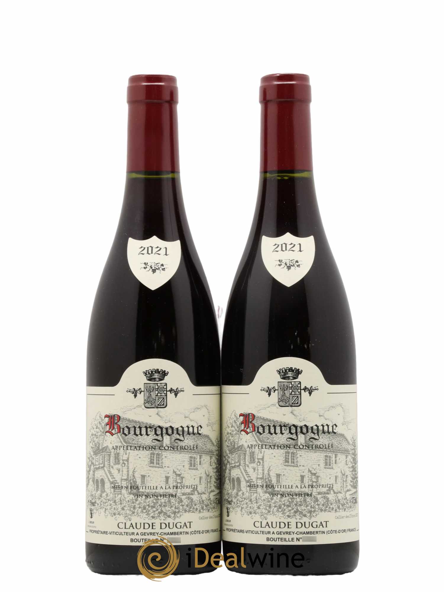 Bourgogne Claude Dugat 2021 - Lot de 2 bouteilles - 0