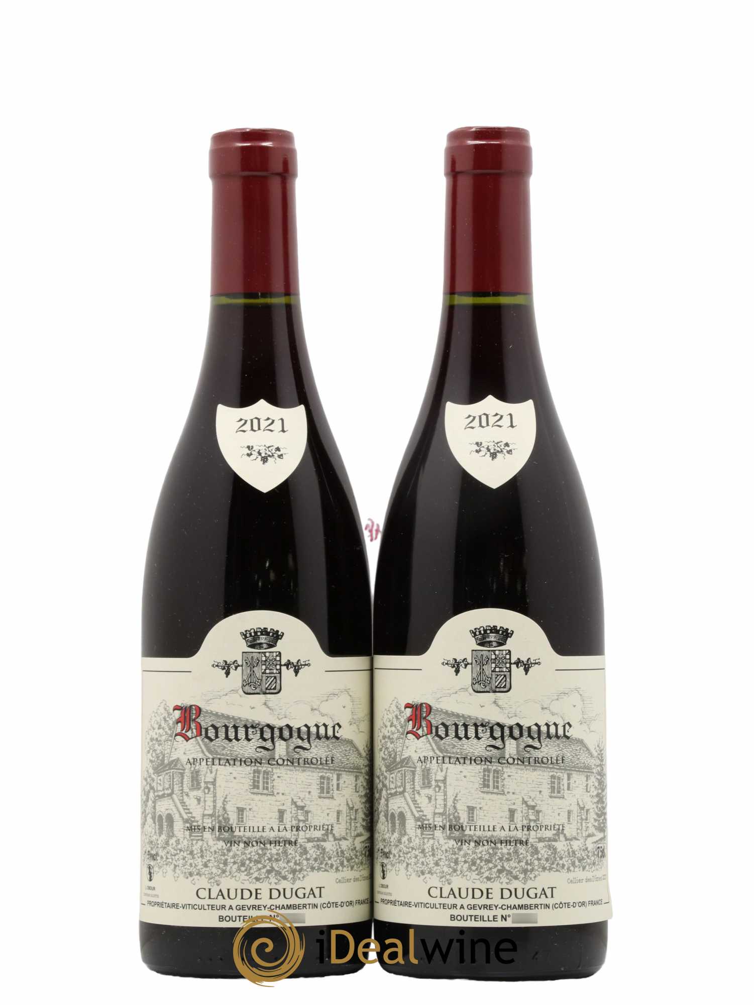 Bourgogne Claude Dugat 2021 - Lot de 2 bouteilles - 0
