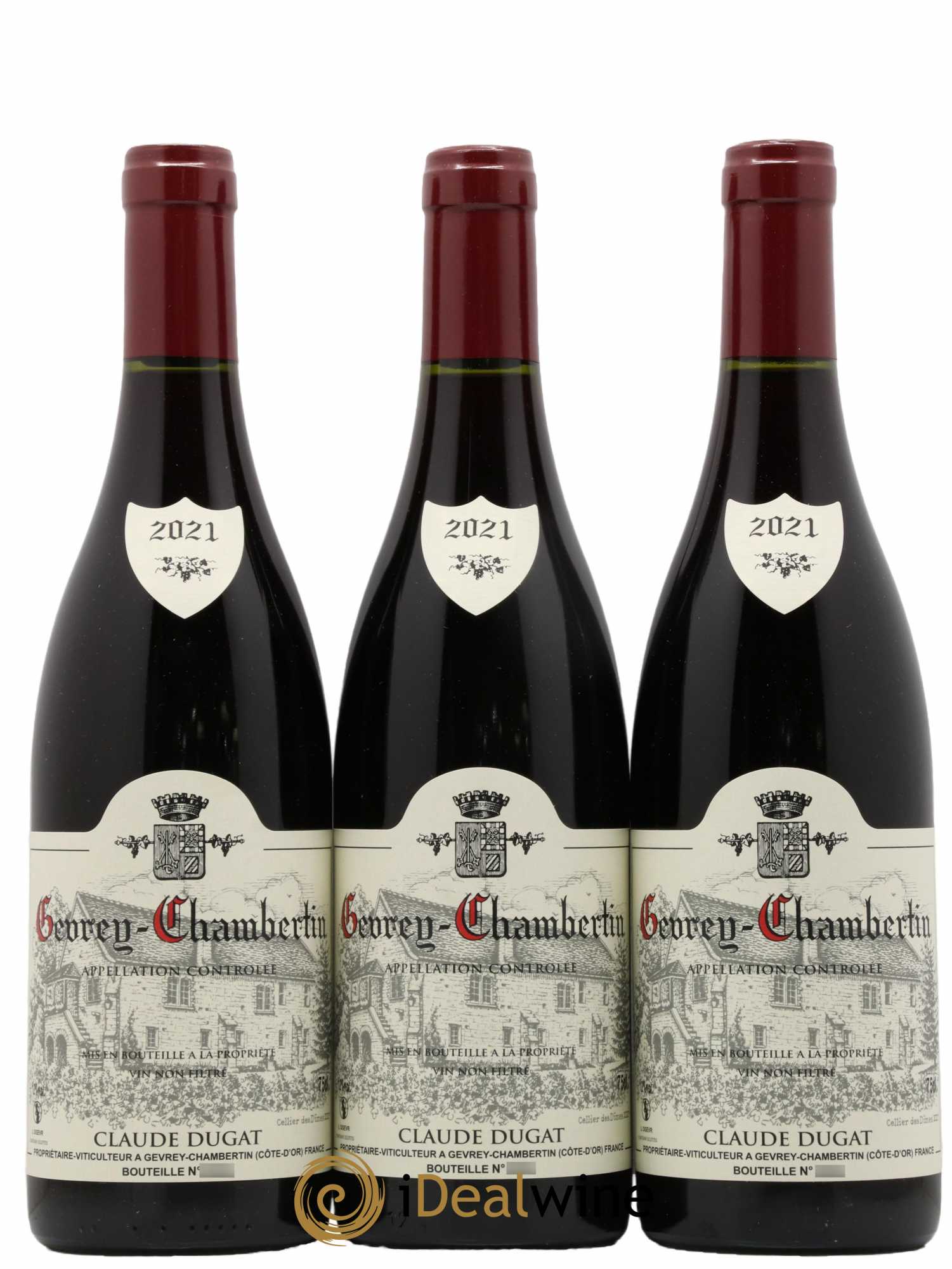 Gevrey-Chambertin Claude Dugat 2021 - Lot de 3 bouteilles - 0
