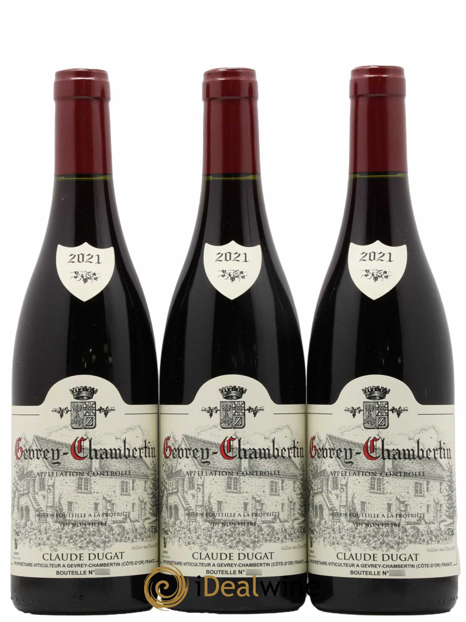 Gevrey-Chambertin Claude Dugat 2021 - Lot de 3 bouteilles - 0