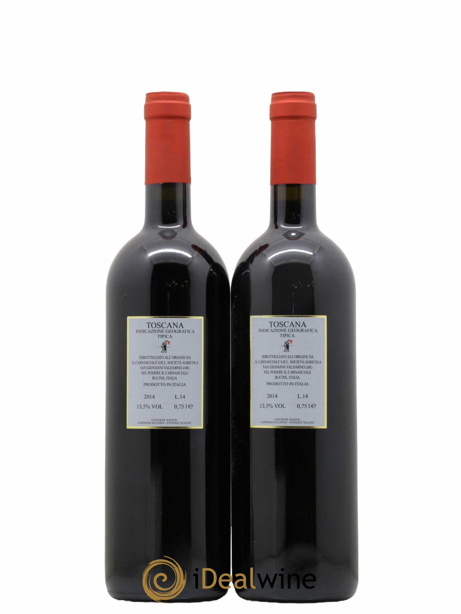 Toscana IGT Podere Il Carnasciale Cuvee Carnasciale 2014 - Lot de 2 bouteilles - 1
