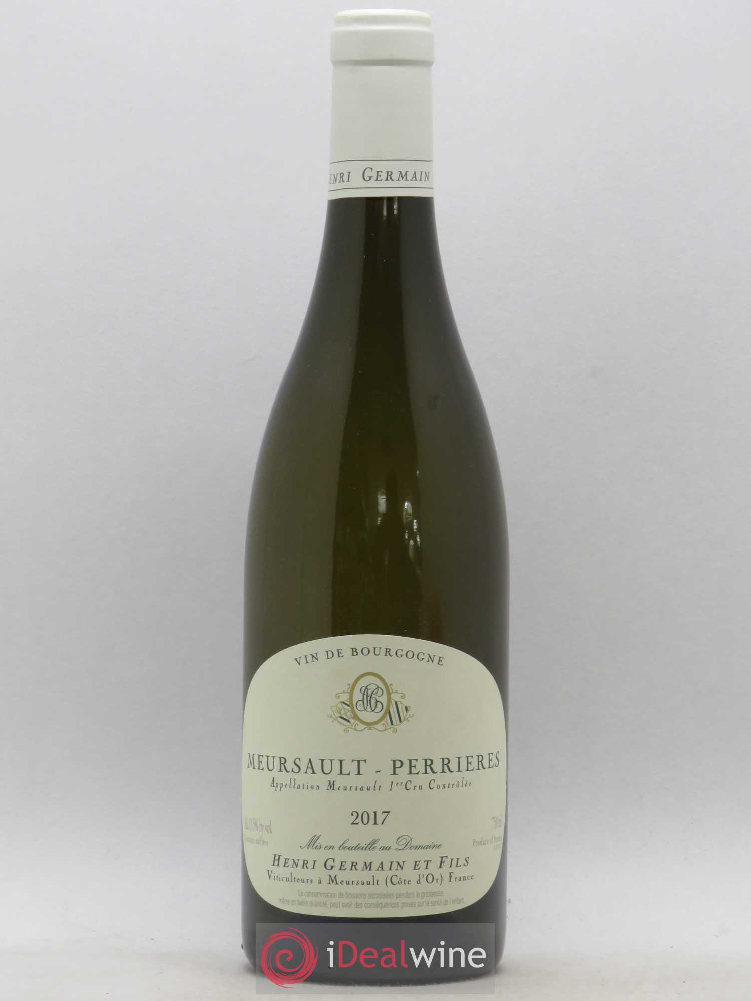 Meursault 1er Cru Perrières Henri Germain 2017 - Lot de 1 bouteille - 0