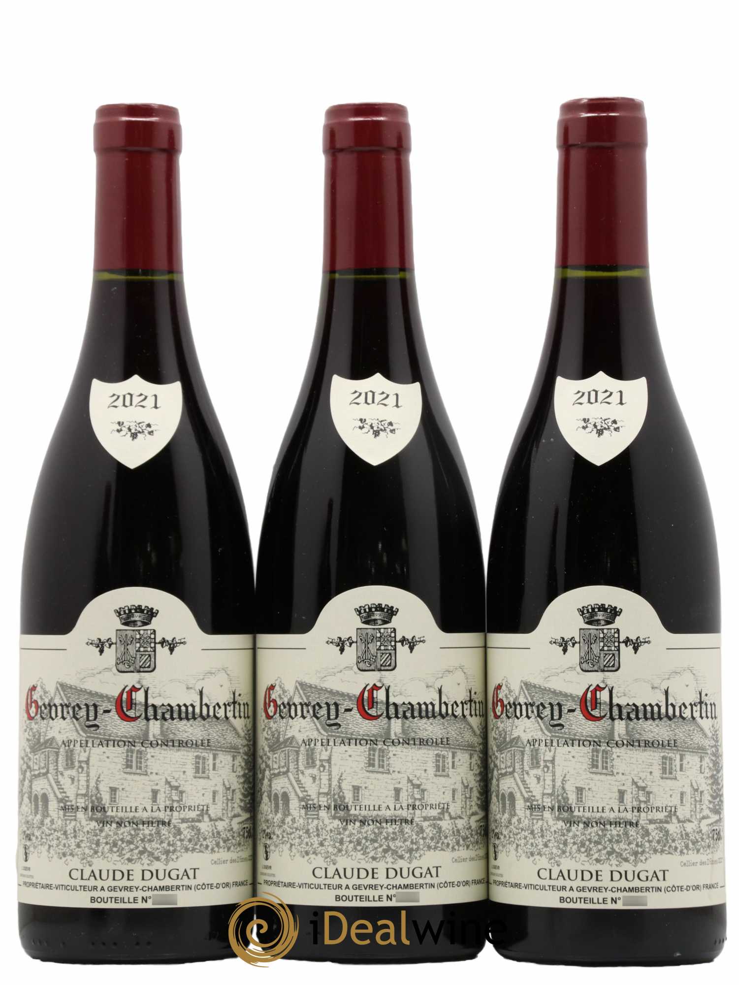 Gevrey-Chambertin Claude Dugat 2021 - Lot de 3 bouteilles - 0