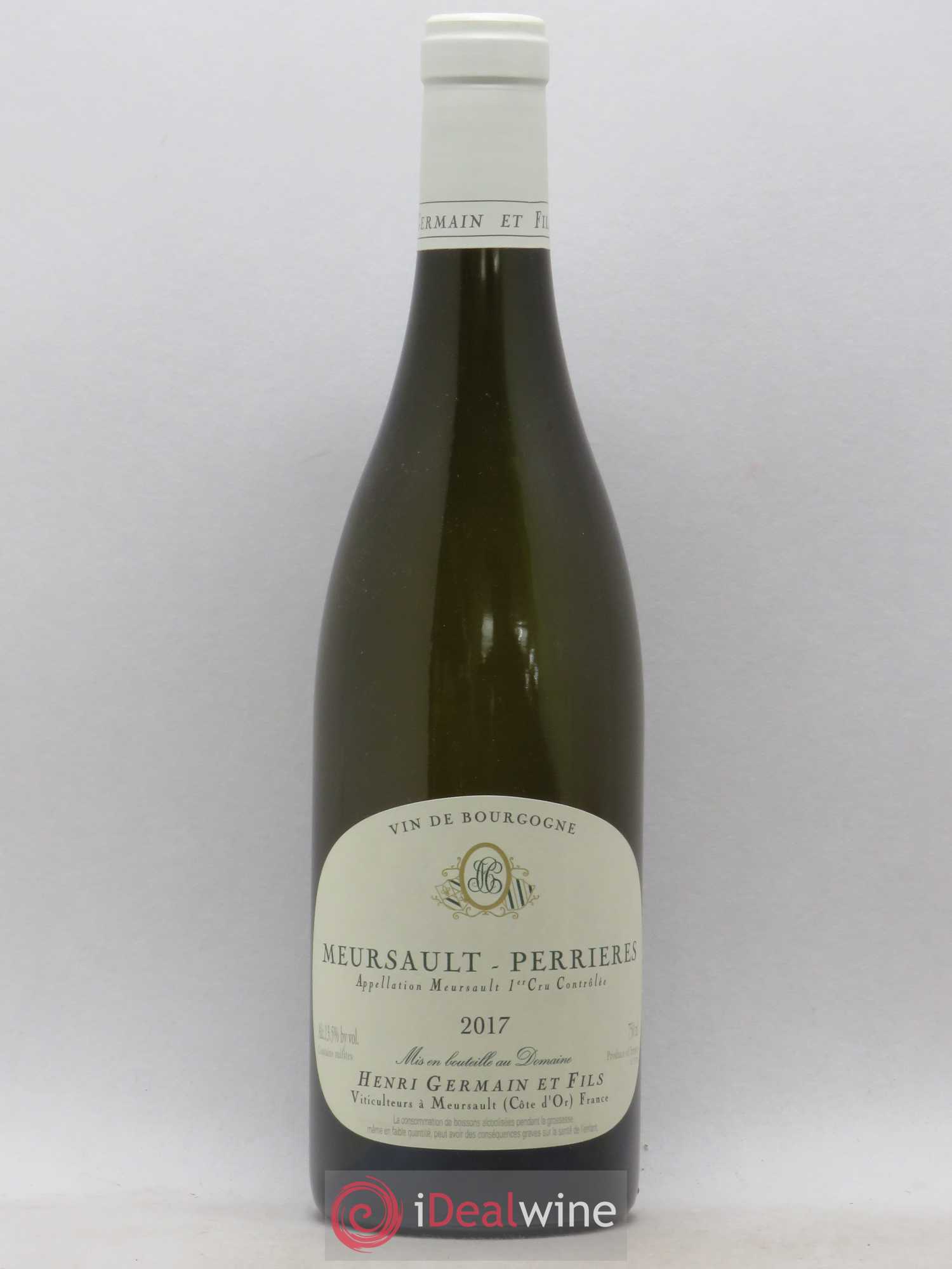 Meursault 1er Cru Perrières Henri Germain 2017 - Lot de 1 bouteille - 0