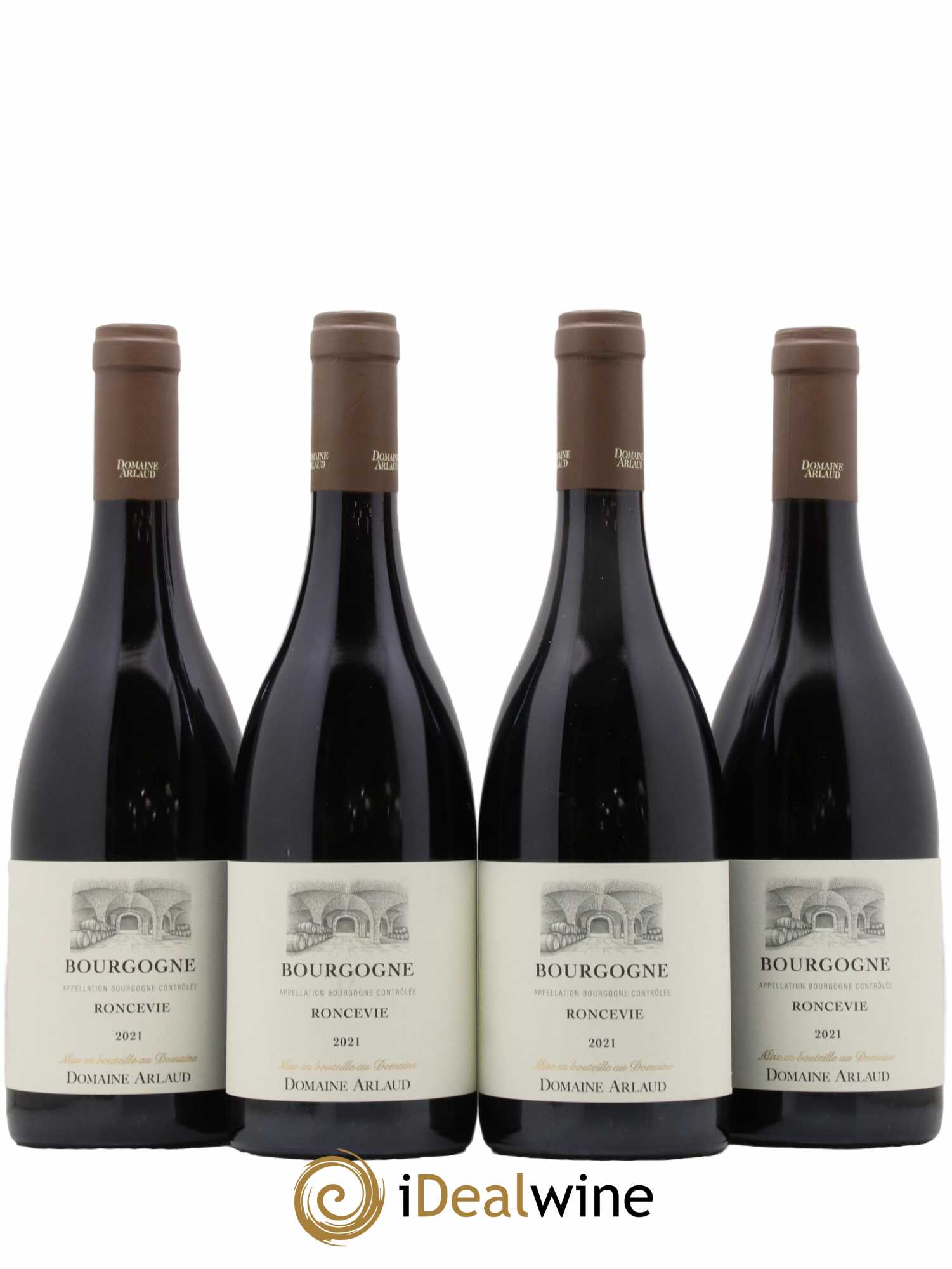 Bourgogne Roncevie Arlaud 2021 - Lot de 4 bouteilles - 0