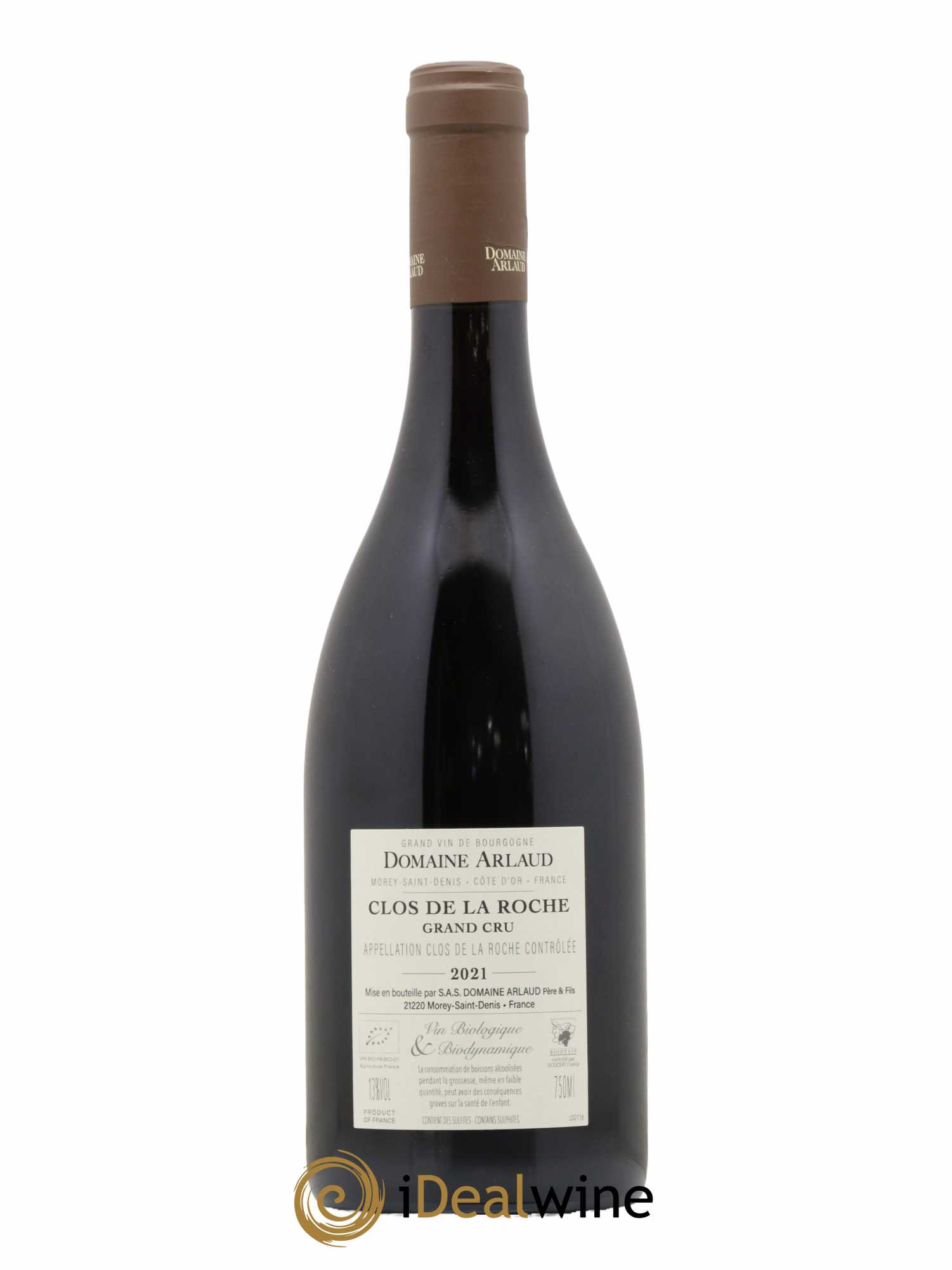 Clos de la Roche Grand Cru Arlaud 2021 - Lot de 1 bouteille - 1