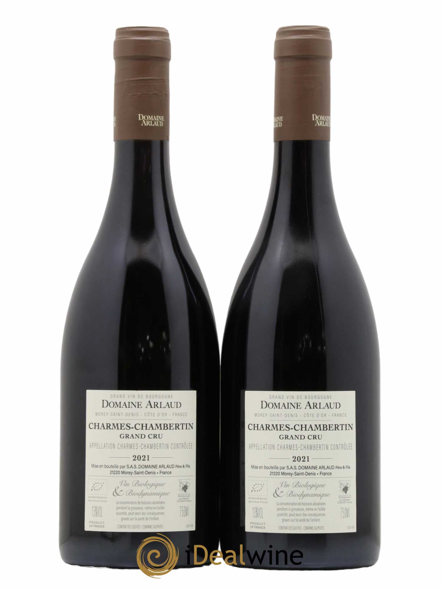 Charmes-Chambertin Grand Cru Arlaud 2021 - Lot de 2 bouteilles - 1
