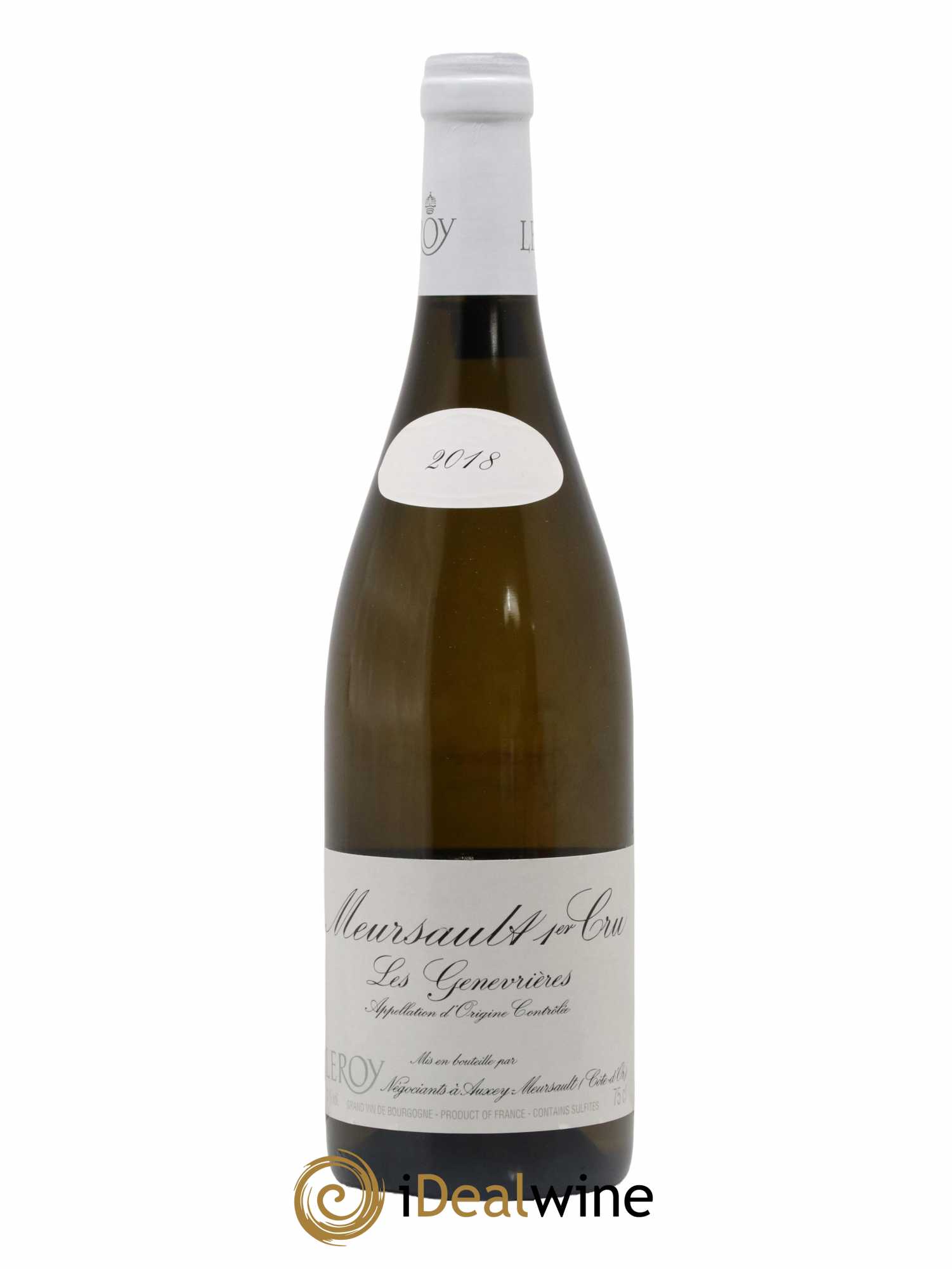 Meursault 1er Cru Les Genevrières Leroy SA 2018 - Lot de 1 bouteille - 0