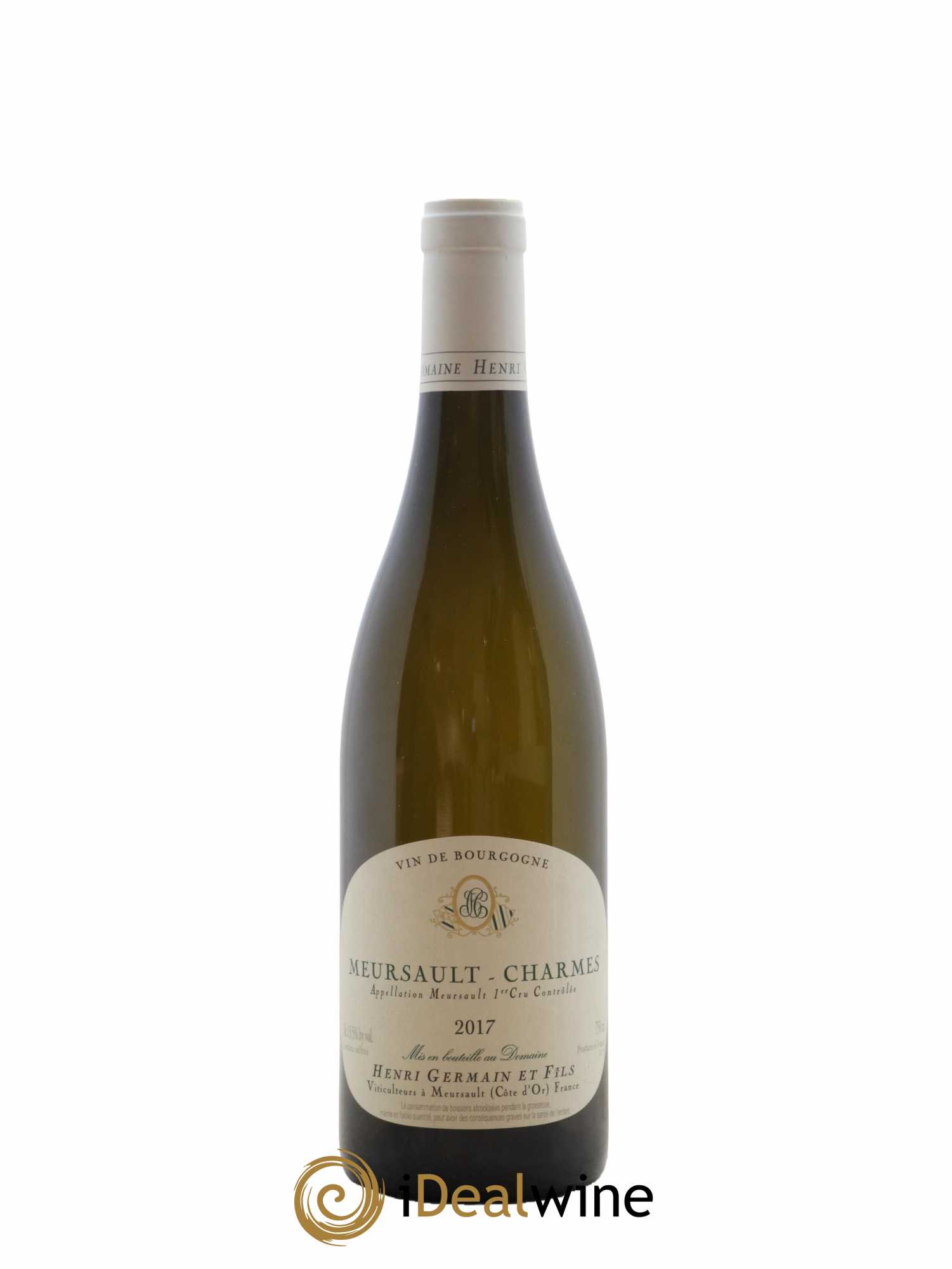 Meursault 1er Cru Charmes Henri Germain 2017 - Lot de 1 bouteille - 0