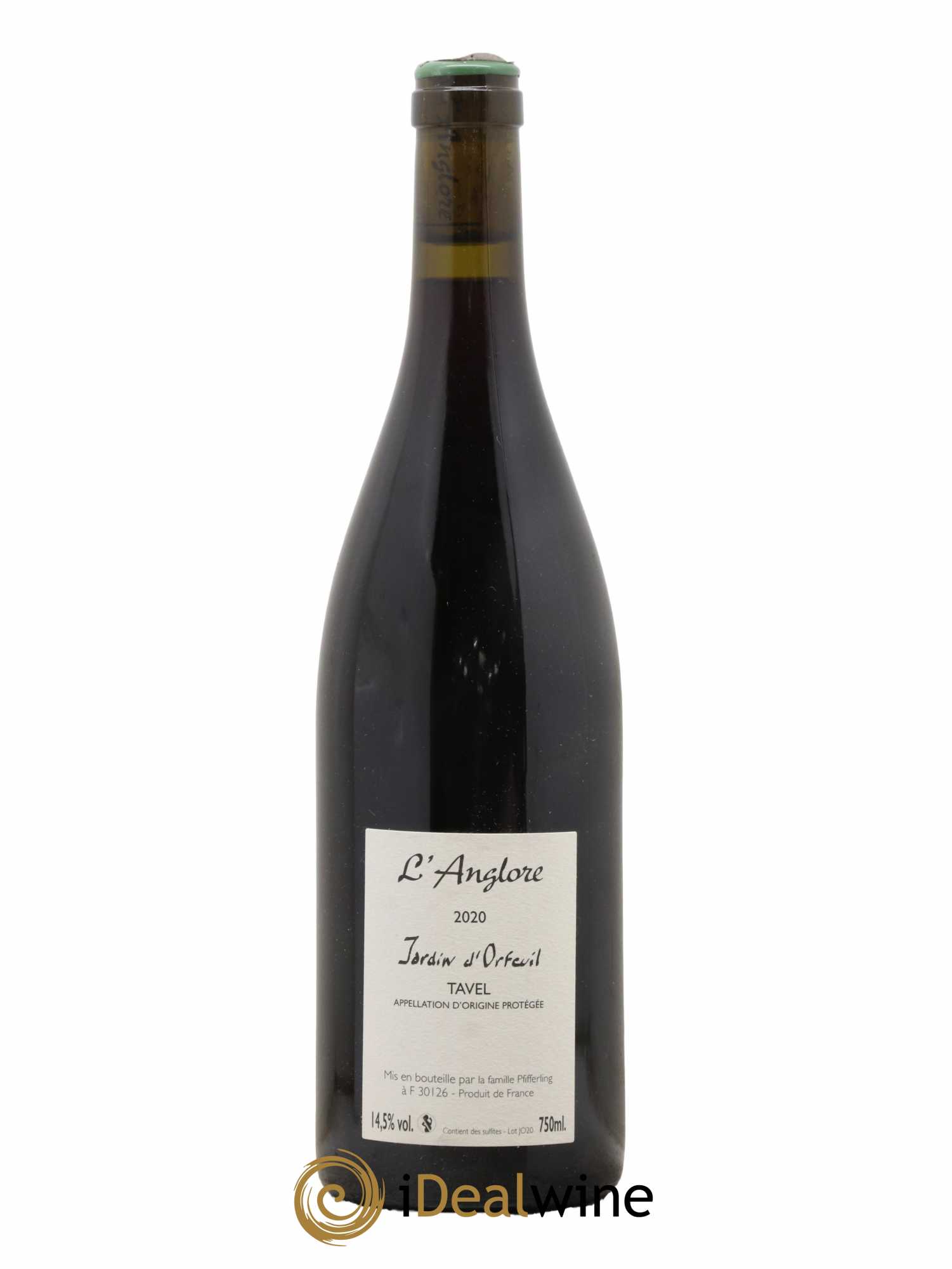 Tavel Jardin D'Orfeuil L'Anglore 2020 - Lot de 1 bouteille - 1