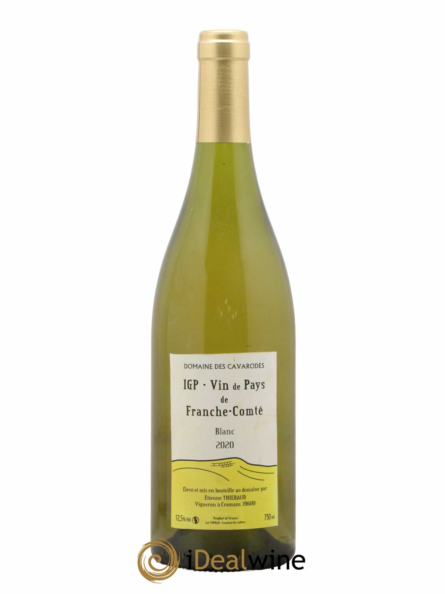 Franche-Comté Cavarodes (Domaine des) - Etienne Thiébaud 2020 - Lot de 1 bouteille - 0
