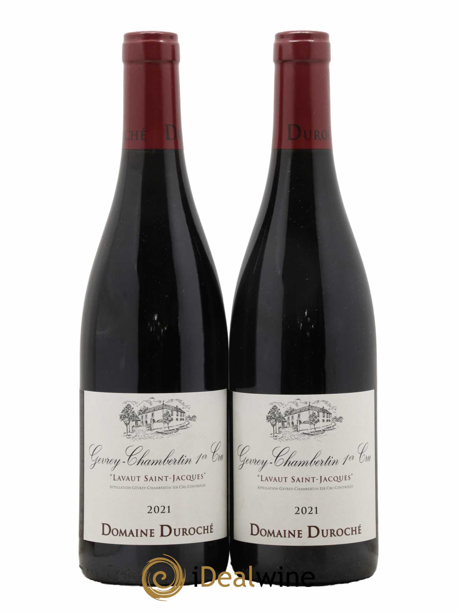 Gevrey-Chambertin 1er Cru Lavaut Saint Jacques Duroché (Domaine) 2021 - Lot de 2 bouteilles - 0