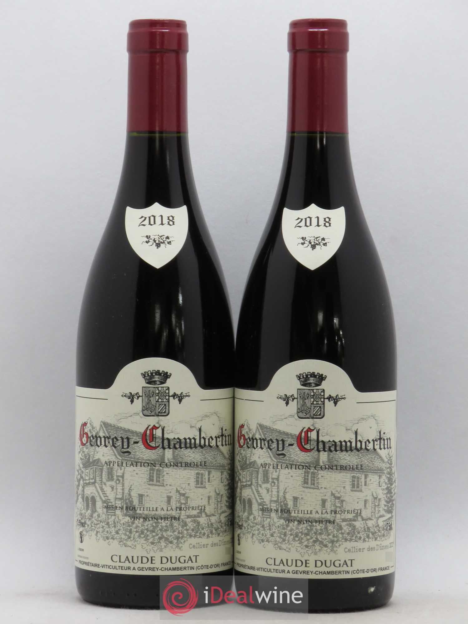 Gevrey-Chambertin Claude Dugat 2018 - Lot de 2 bouteilles - 0