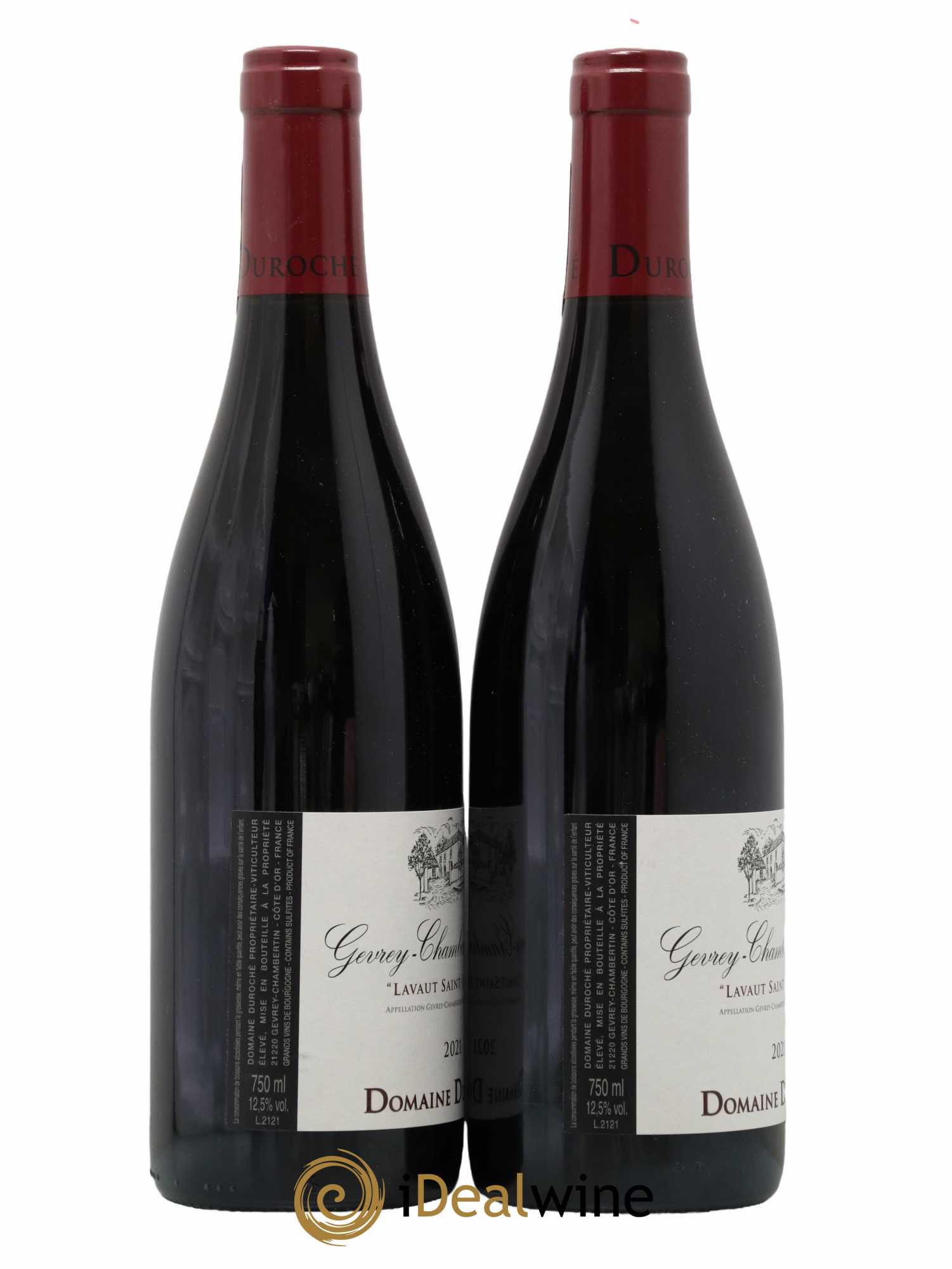 Gevrey-Chambertin 1er Cru Lavaut Saint Jacques Duroché (Domaine) 2021 - Lot de 2 bouteilles - 1