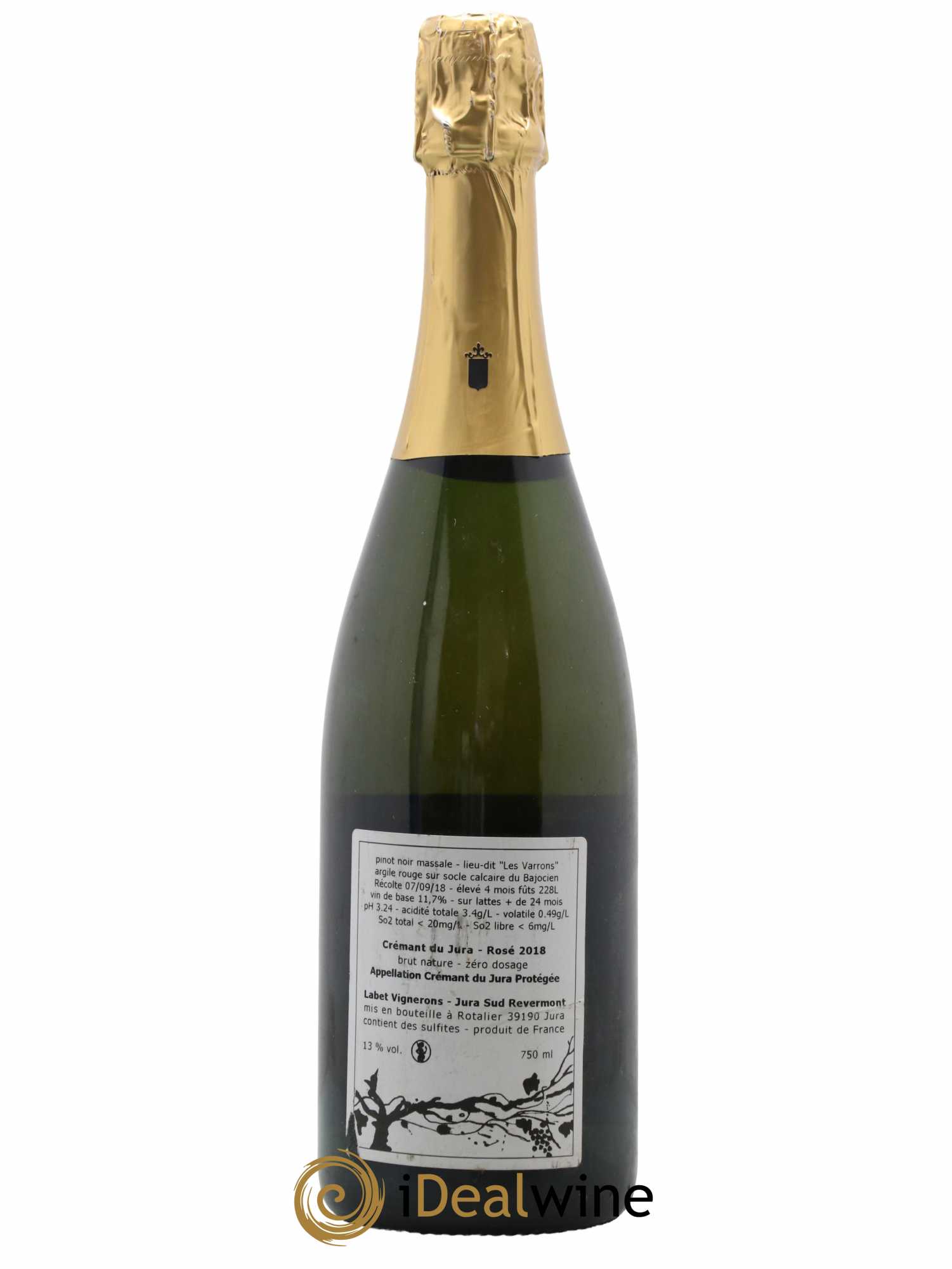 Crémant du Jura Romain - Julien - Charline Labet 2018 - Lot of 1 bottle - 1