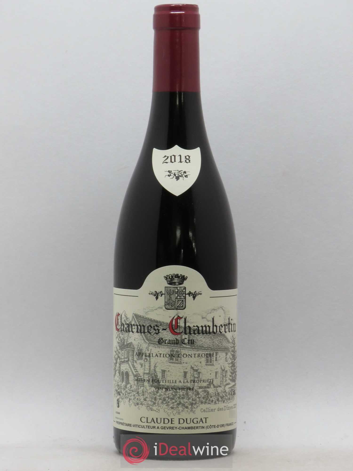 Charmes-Chambertin Grand Cru Claude Dugat 2018 - Lot de 1 bouteille - 0