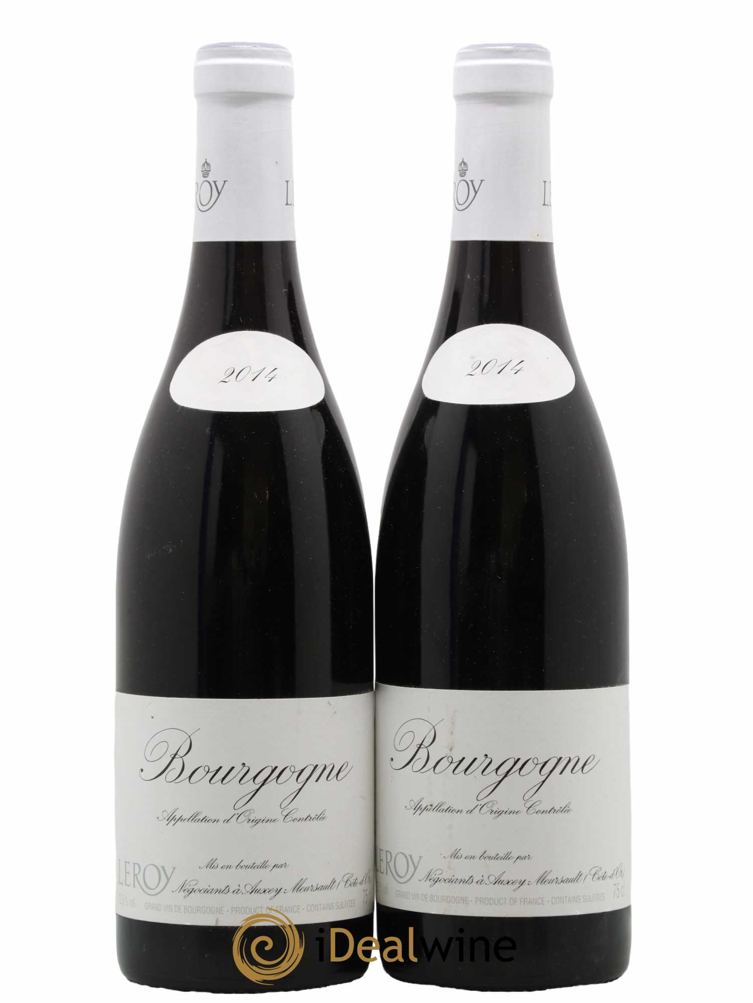 Bourgogne Leroy SA 2014 - Lot de 2 bouteilles - 0