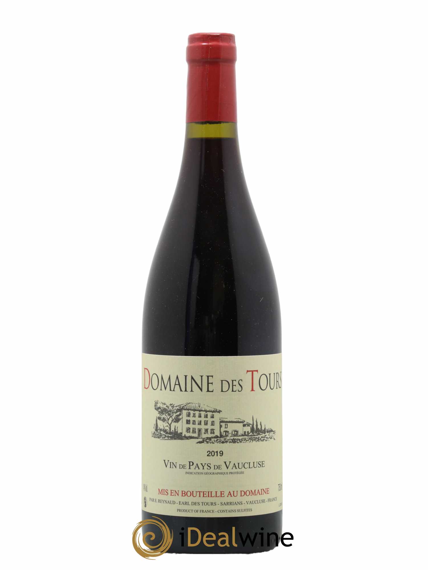 Vaucluse (Vin de Pays de Vaucluse) Domaine des Tours Emmanuel Reynaud 2019 - Lot de 1 bouteille - 0