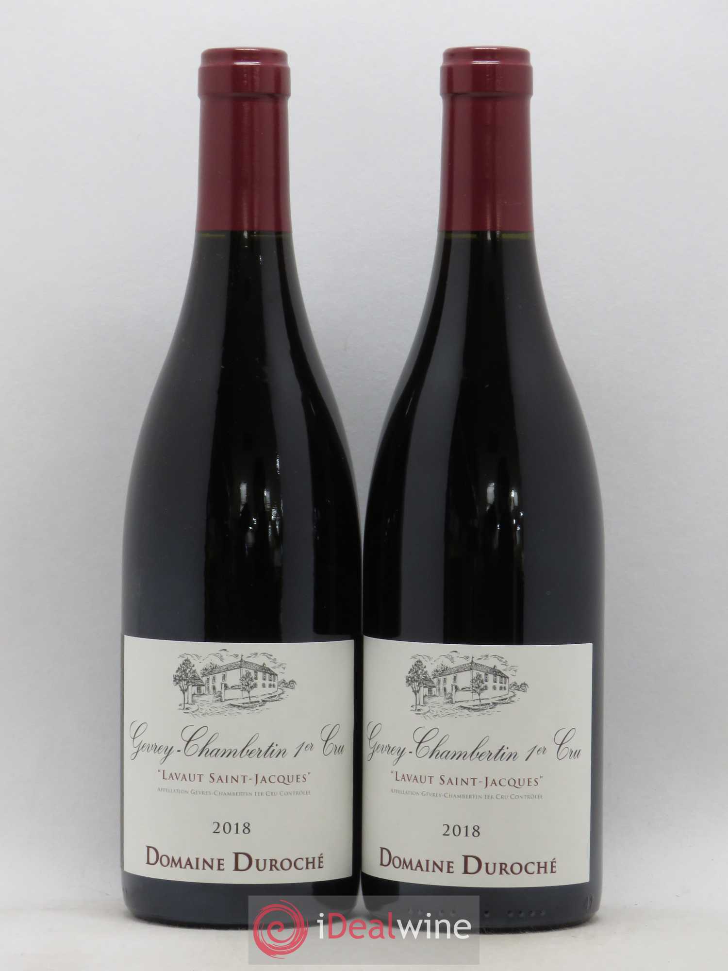 Gevrey-Chambertin 1er Cru Lavaut Saint Jacques Duroché (Domaine) 2018 - Lot de 2 bouteilles - 0
