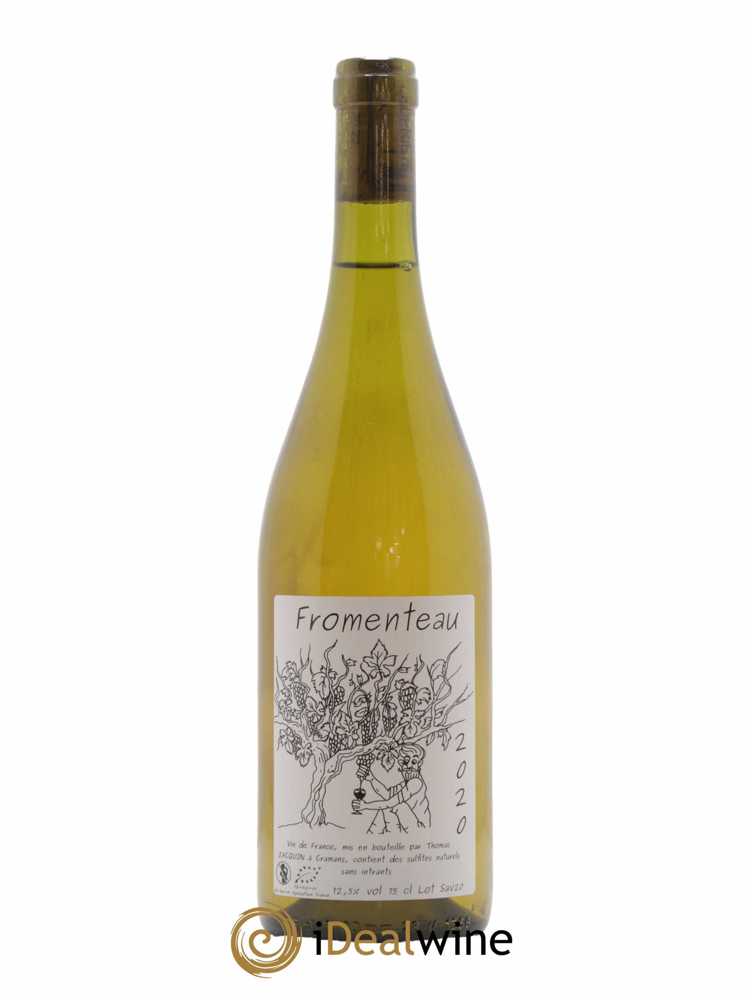 Arbois Savagnin Fromenteau Thomas Jacquin 2020 - Lot de 1 bouteille - 0