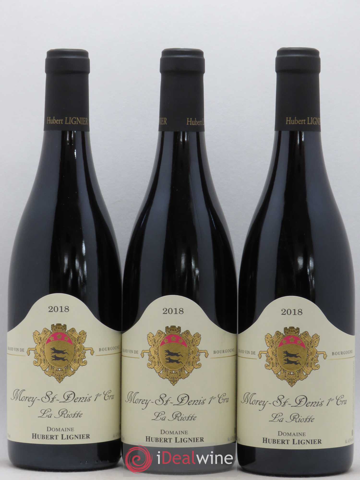 Morey-Saint-Denis 1er Cru La Riotte Hubert Lignier (Domaine) 2018 - Lot de 3 bouteilles - 0