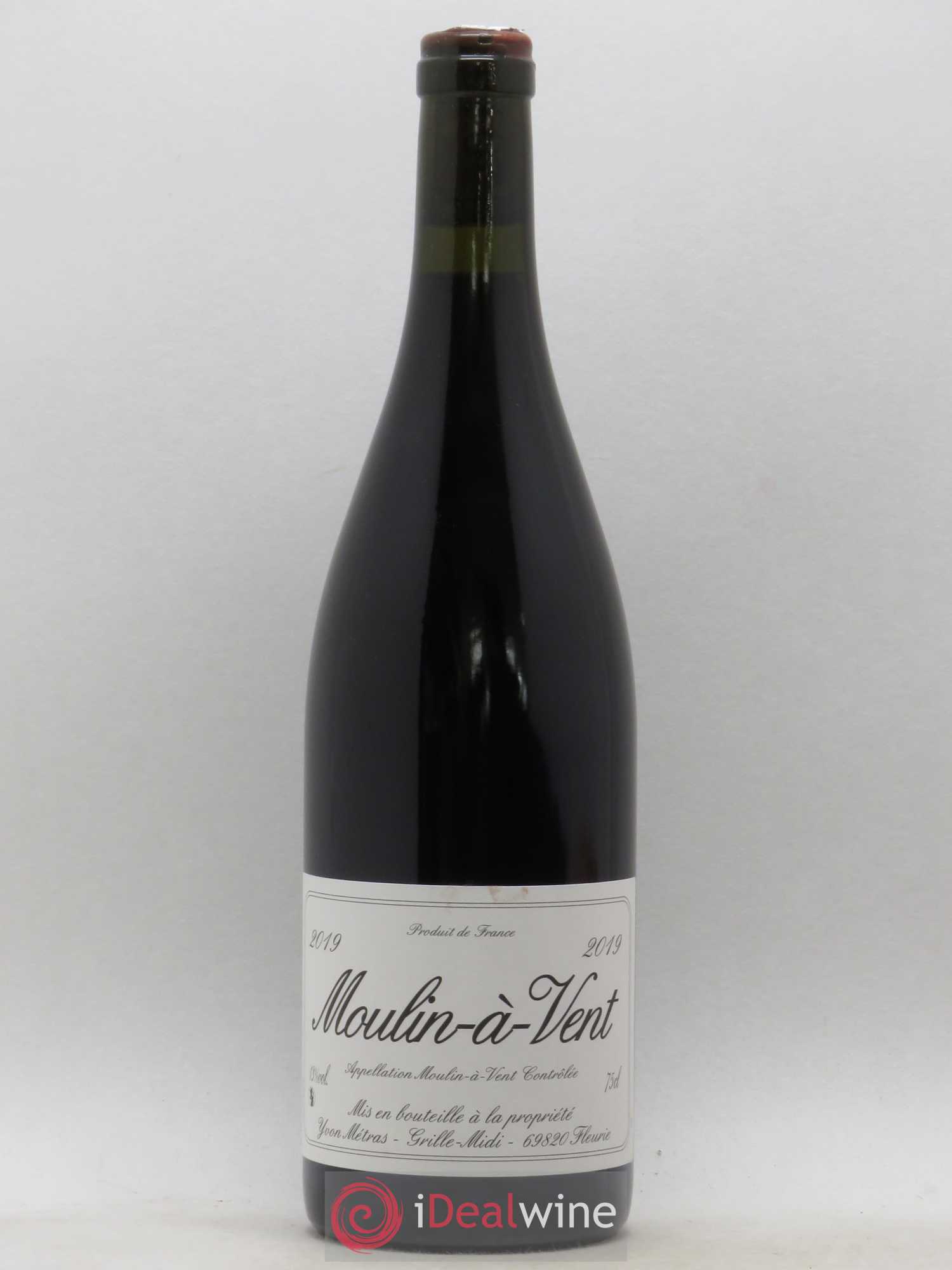 Moulin-à-Vent Yvon Métras 2019 - Lot de 1 bouteille - 0