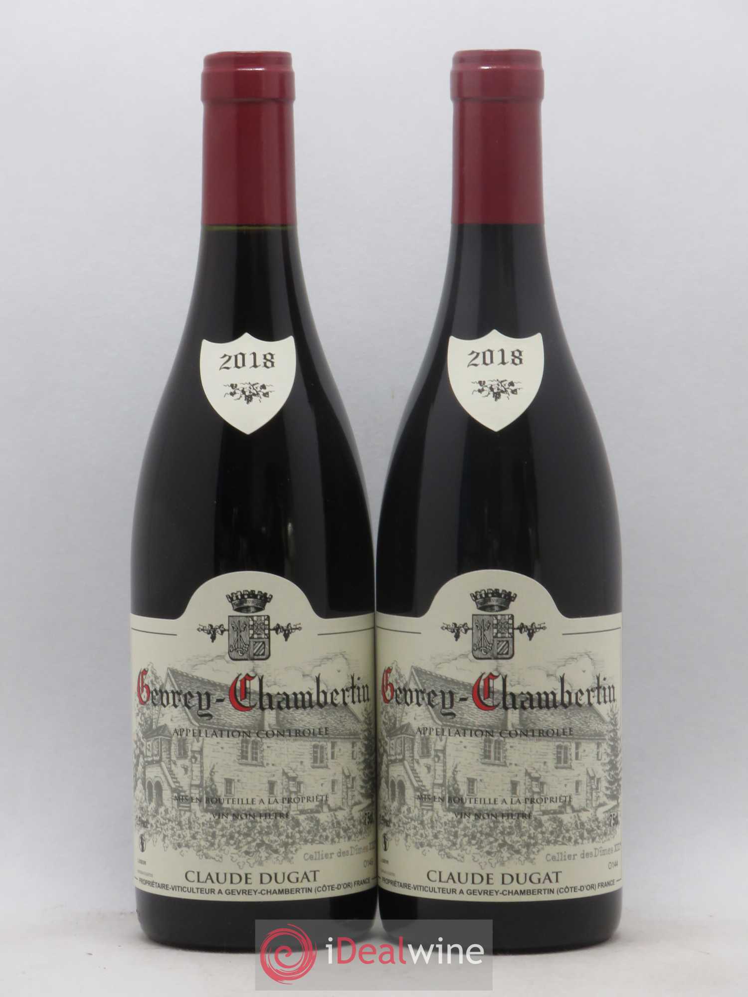 Gevrey-Chambertin Claude Dugat 2018 - Lot de 2 bouteilles - 0